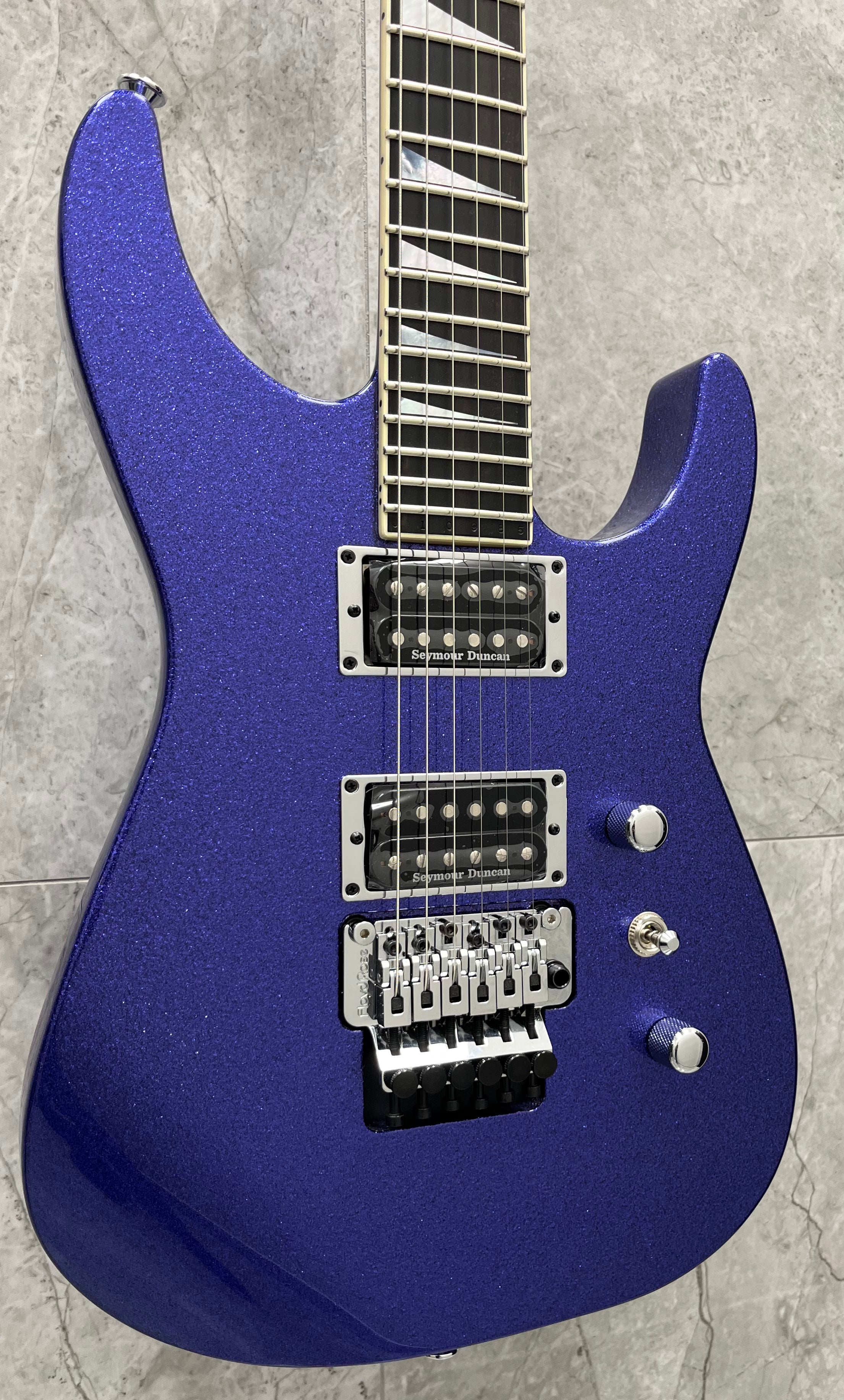 JACKSON USA CUSTOM SHOP Soloist SL2H Purple Sparkle 2811002519 SERIAL NUMBER J10985 - 7.8 LBS