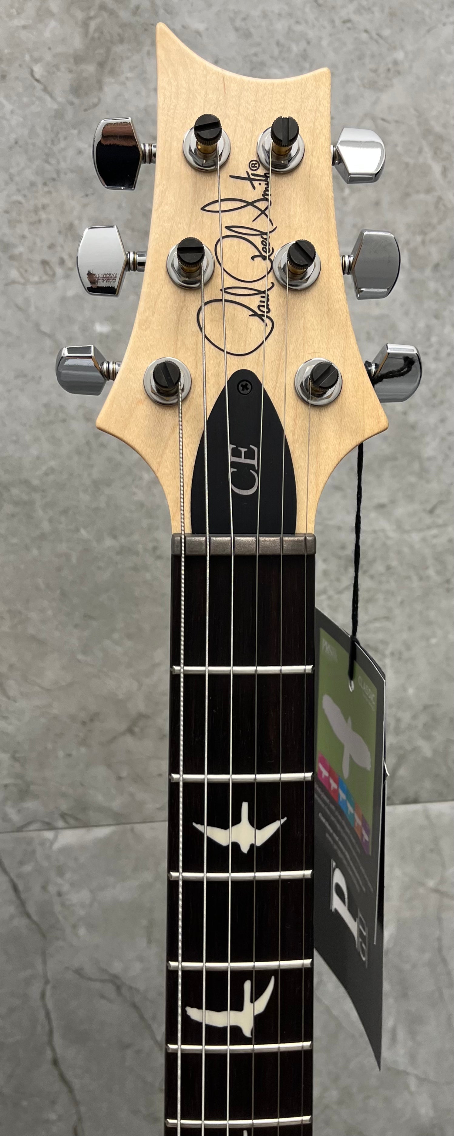 PRS Guitars USA CE24 HA - Faded Gray Black Purple Burst 112784::HA: SERIAL NUMBER 24 0398997 - 7.4 LBS