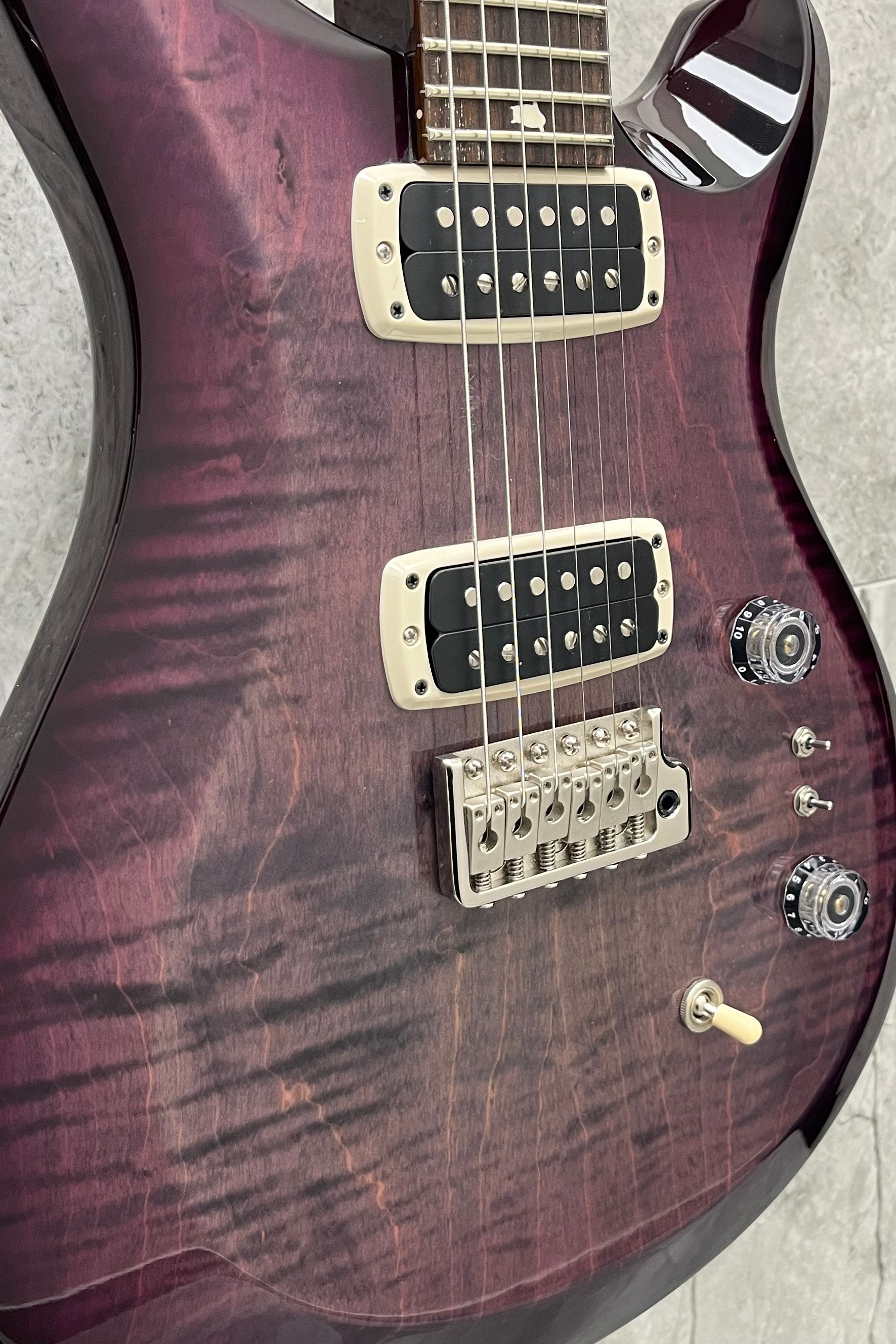 PRS Guitars USA S2 Custom 24-08 GI - Faded Gray Black Purple Burst 112819::GI: