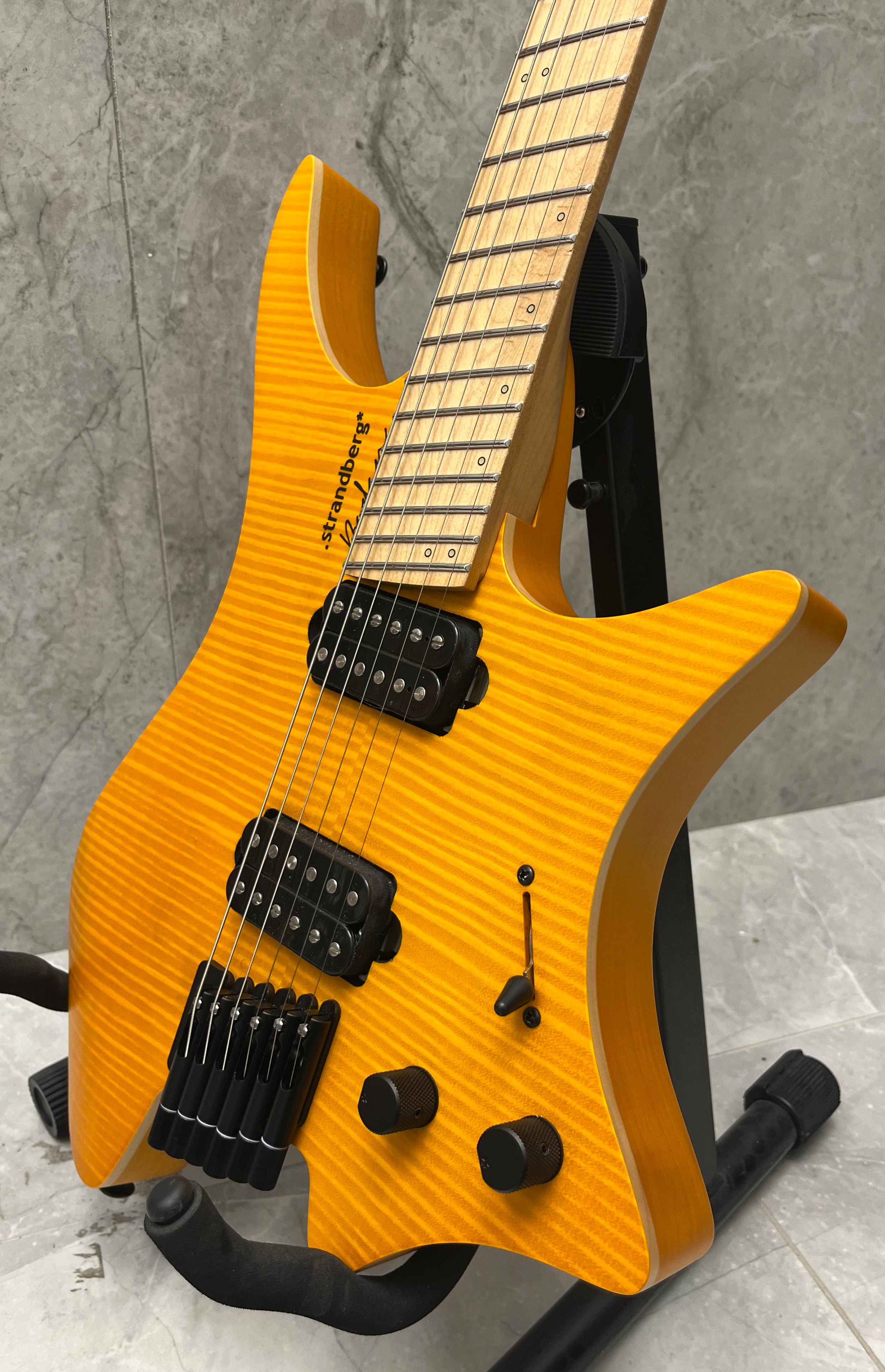 USED Strandberg Boden Standard NX 6 String HH Hardtail Electric Guitar Amber MINT CONDITION SERIAL NUMBER C2203667 4.11 LBS