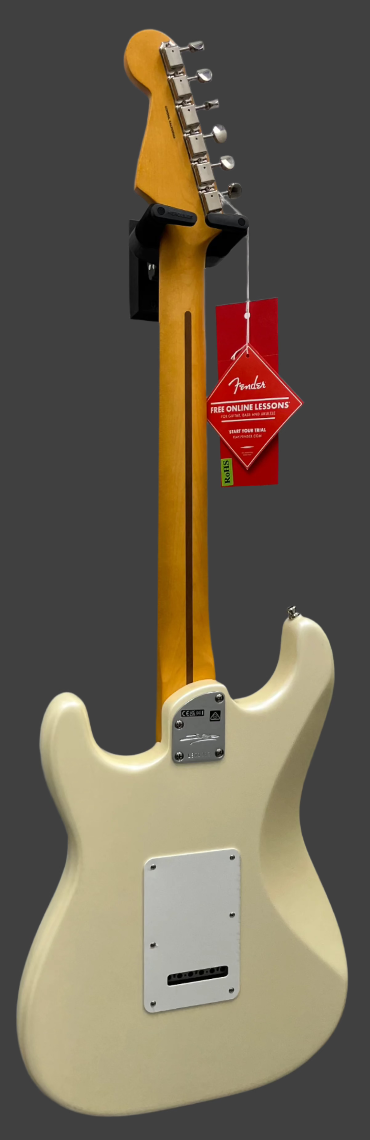 Fender USA Lincoln Brewster Stratocaster Maple Fingerboard, Olympic Pearl 0116502723 SERIAL NUMBER LB01382 - 9.0 LBS