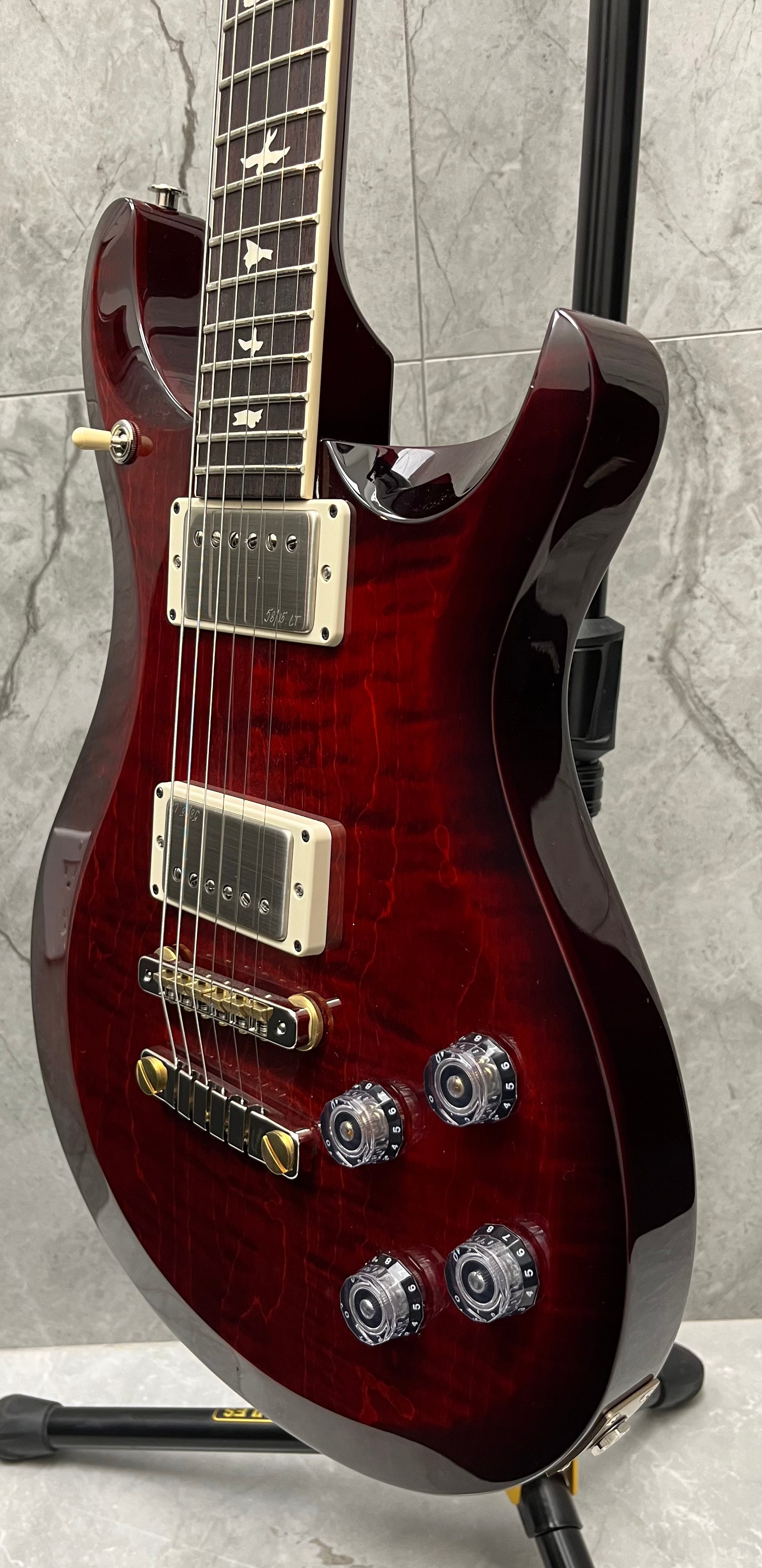 PRS Guitars USA S2 McCarty 594 FR - Fire Red Burst 112820::FR: SERIAL NUMBER 24 S2074184 - 7.6 LBS