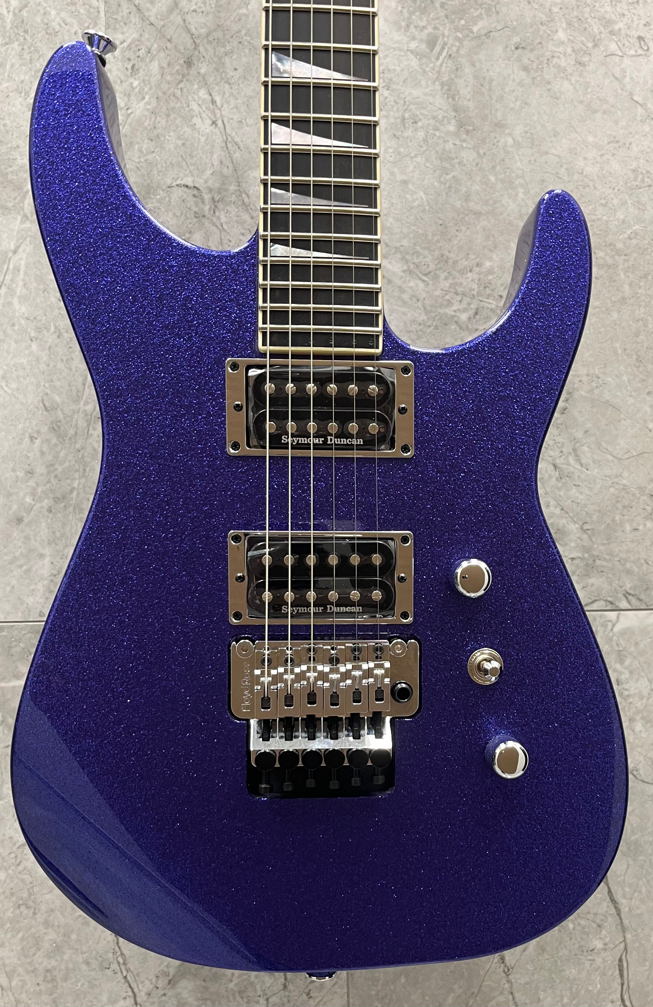 JACKSON USA CUSTOM SHOP Soloist SL2H Purple Sparkle 2811002519 SERIAL NUMBER J10985 - 7.8 LBS