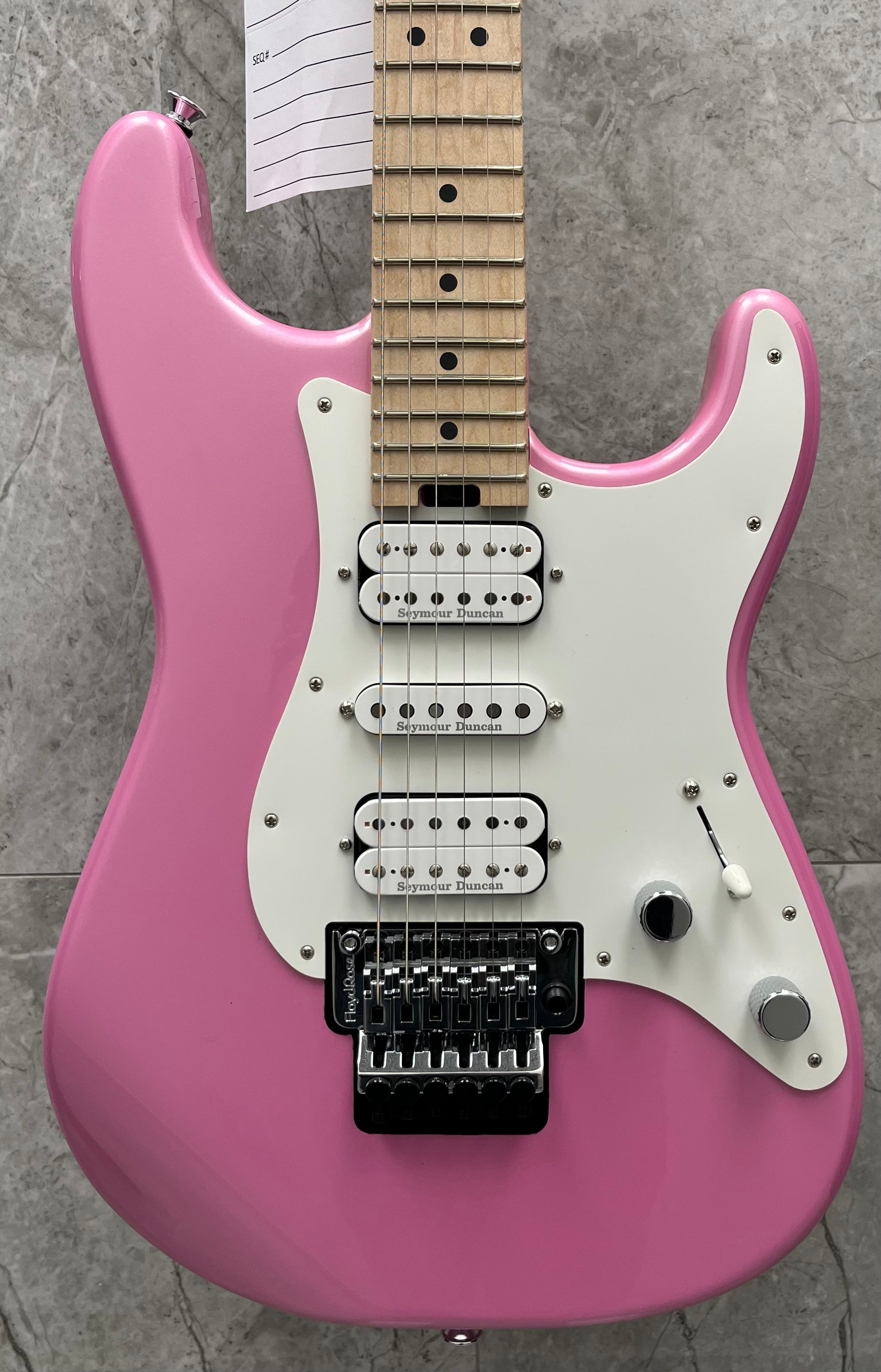 CHARVEL Pro-Mod So-Cal Style 1 HSH FR M Maple Fingerboard Platinum Pink 2966034519 SERIAL NUMBER MC216072 - 8.2 LBS