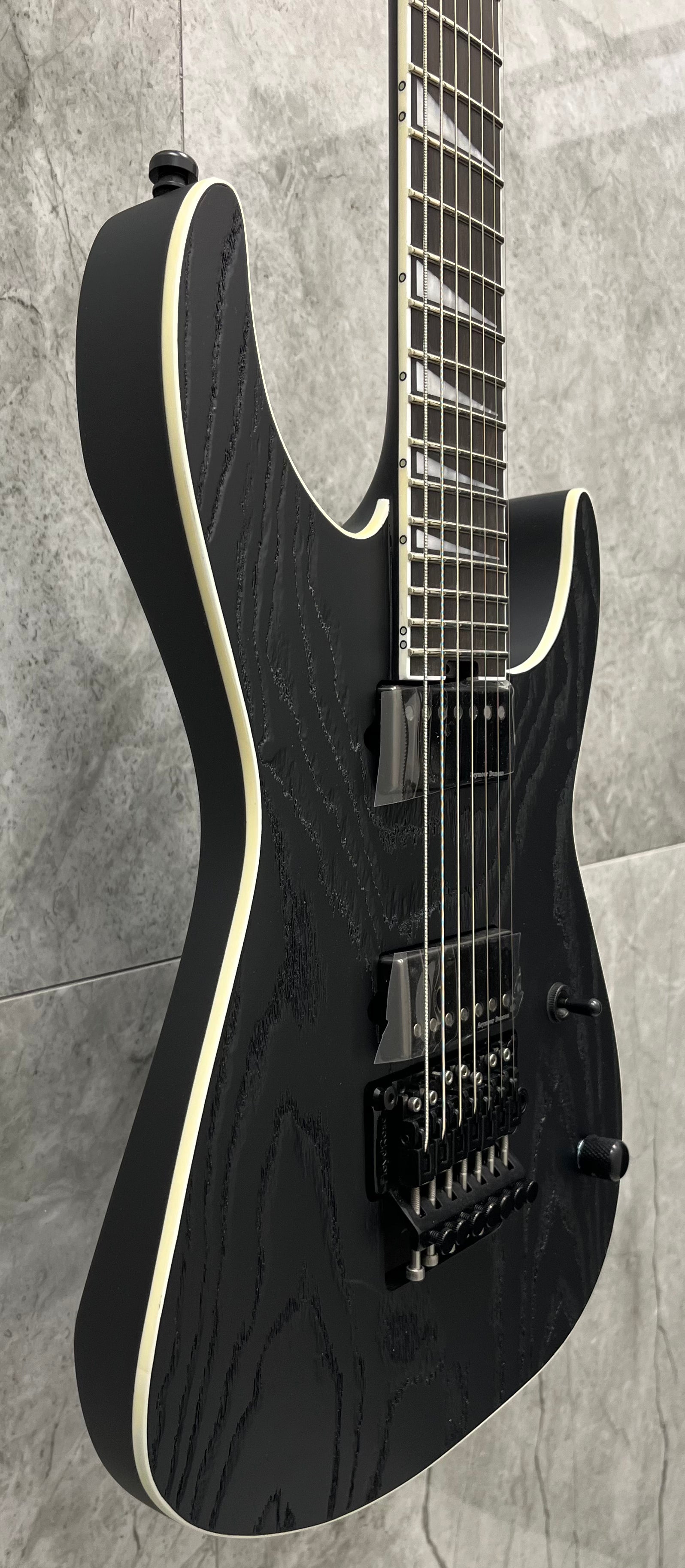 JACKSON Pro Series Signature Jeff Loomis Soloist 7 STRING Sandblasted Ash SL7 Ebony Fingerboard, Satin Black 2914237503 SERIAL NUMBER KWJ2400548 - 7.8 LBS