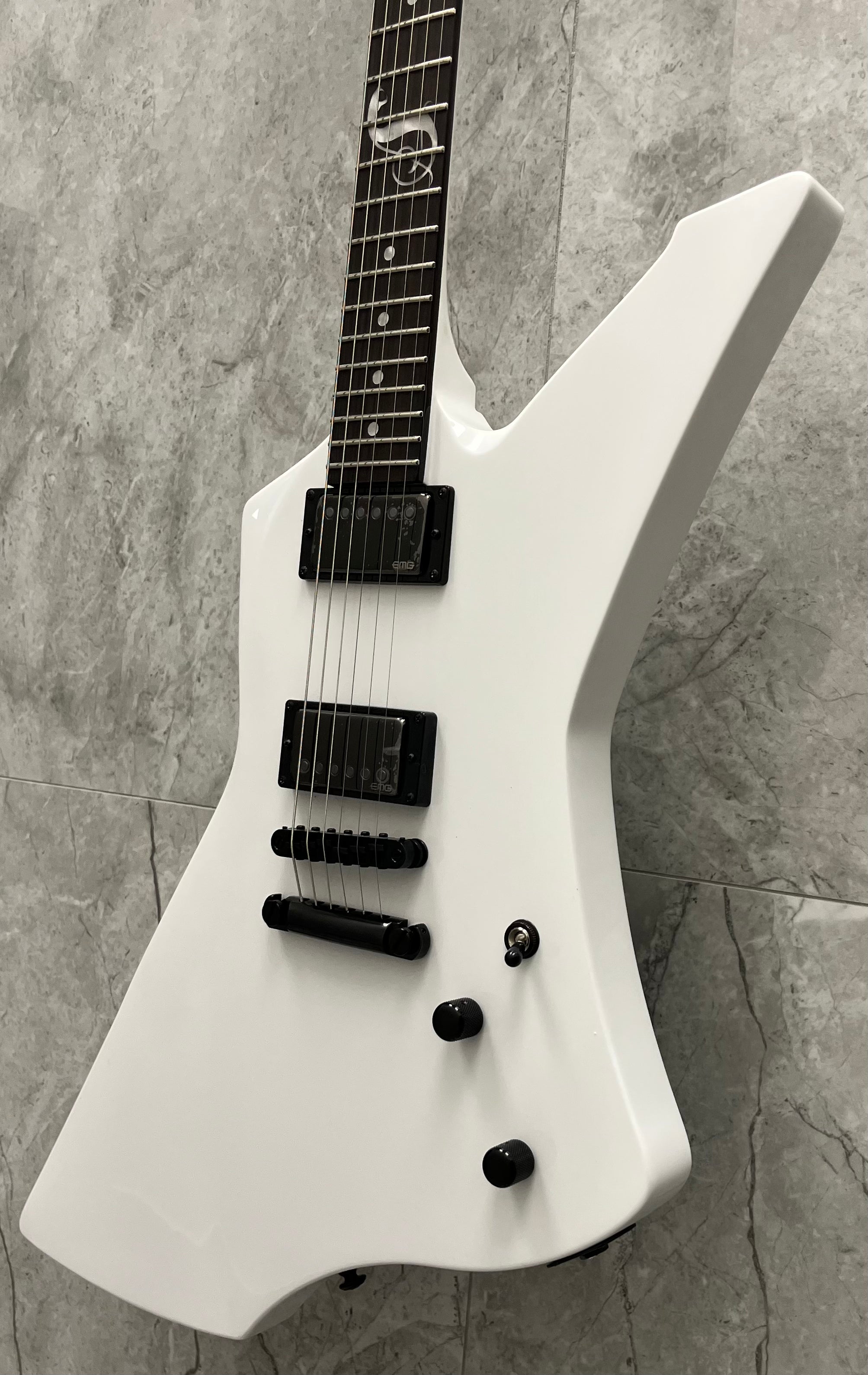 ESP LTD James Hetfield Snakebyte Electric Guitar Snow White LSNAKEBYTESW