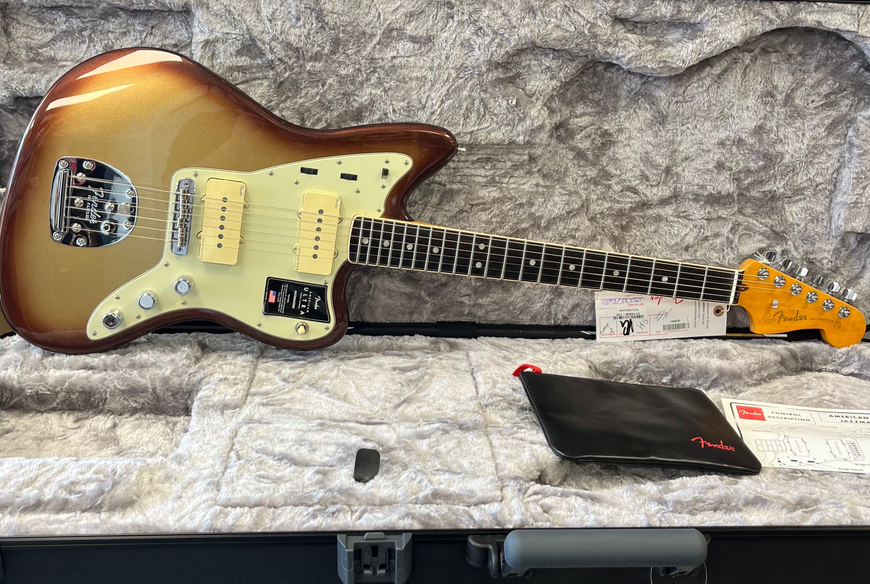 Fender American Ultra Jazzmaster Rosewood Fingerboard Mocha Burst 0118050732 SERIAL NUMBER US23063668 - 8.2 LBS