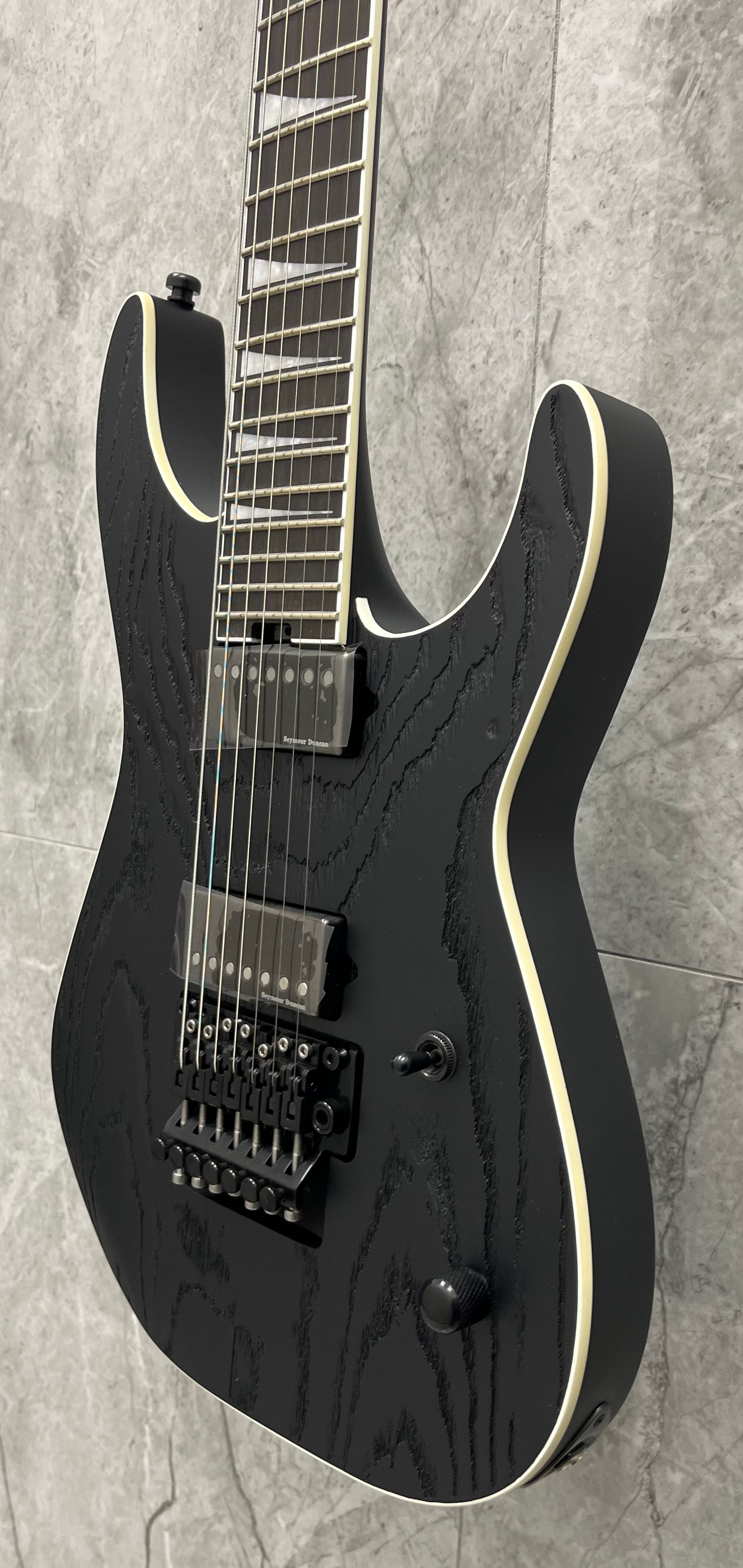 JACKSON Pro Series Signature Jeff Loomis Soloist 7 STRING Sandblasted Ash SL7 Ebony Fingerboard, Satin Black 2914237503 SERIAL NUMBER KWJ2400548 - 7.8 LBS