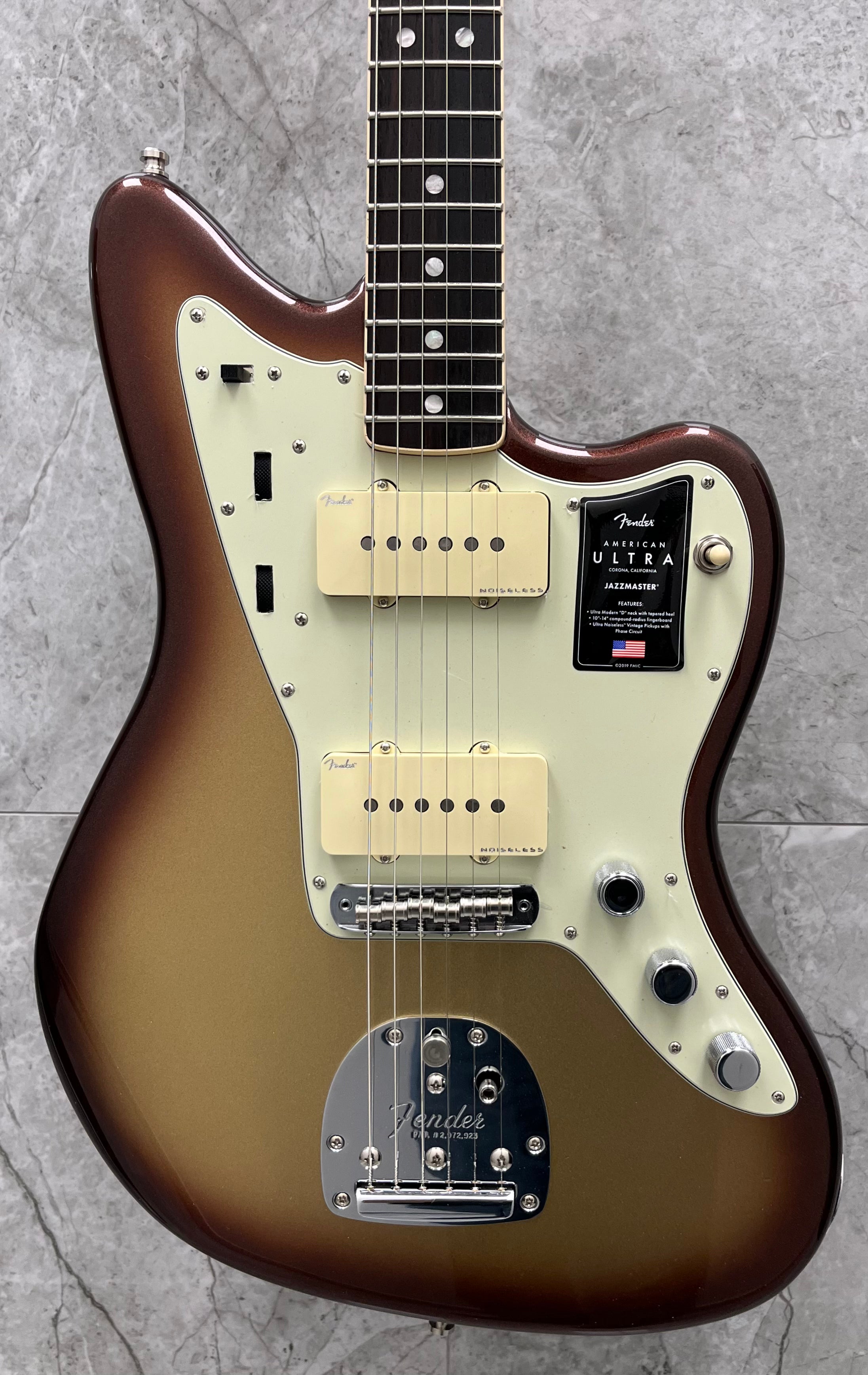 Fender American Ultra Jazzmaster Rosewood Fingerboard Mocha Burst 0118050732 SERIAL NUMBER US23063668 - 8.2 LBS