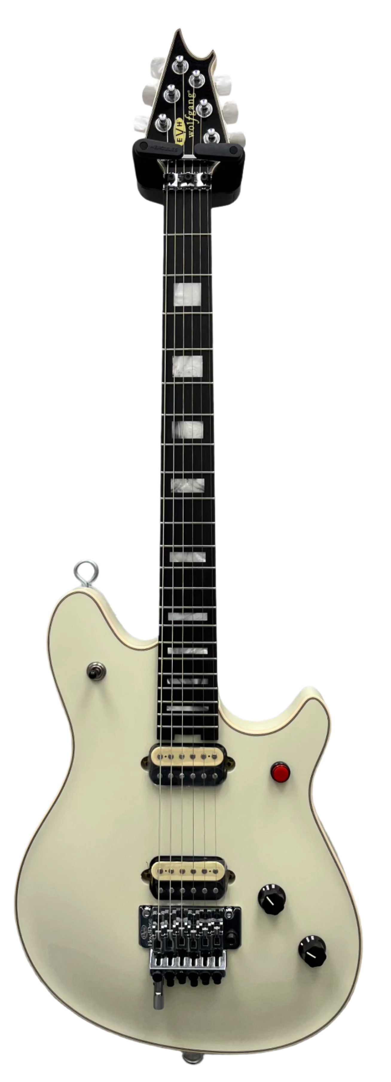 EVH Wolfgang MADE IN THE USA Edward Van Halen Signature Ebony Fingerboard Ivory 5107921849 SERIAL NUMBER WG17288A - 7.4 LBS