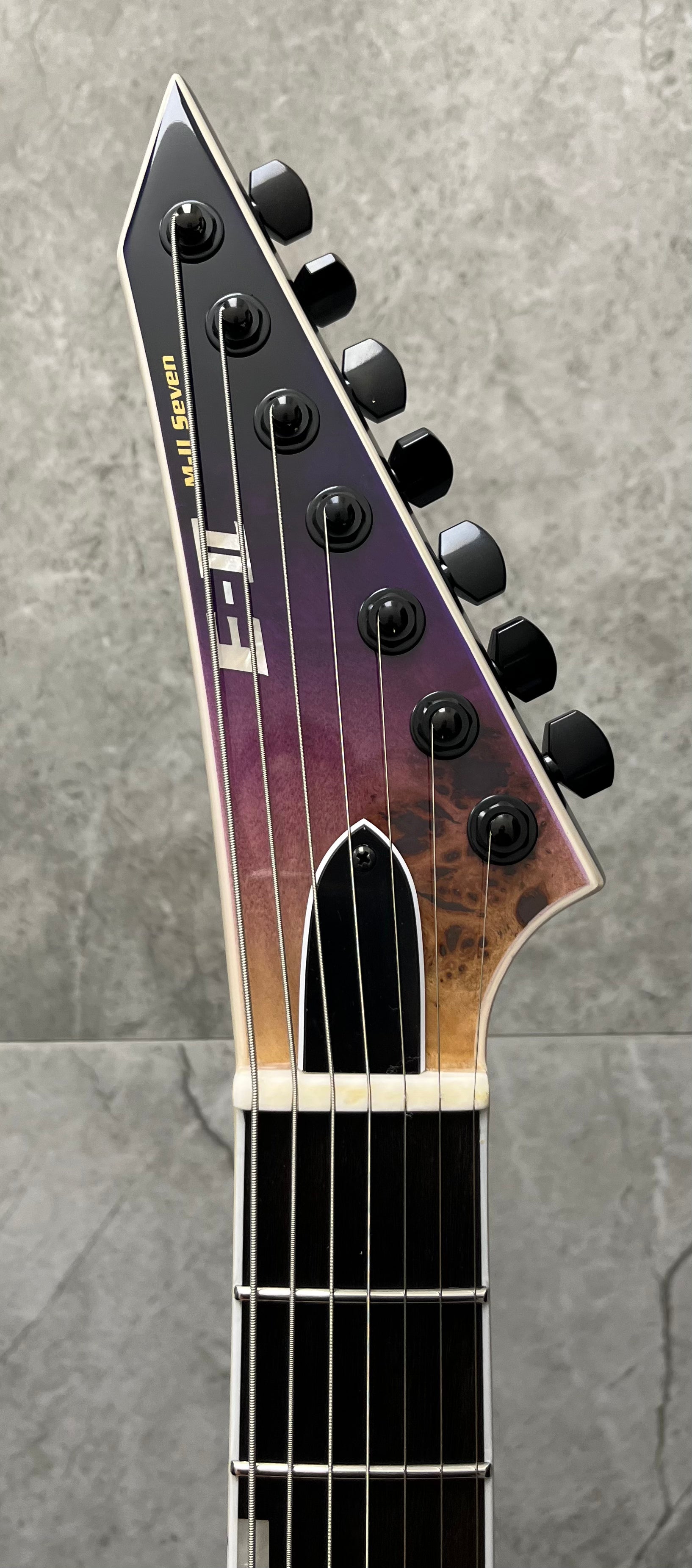 ESP E-II M-II 7 NT 7 String Electric Guitar Purple Natural Fade EII MII EIIMII7NTHSPRNFD MADE IN JAPAN