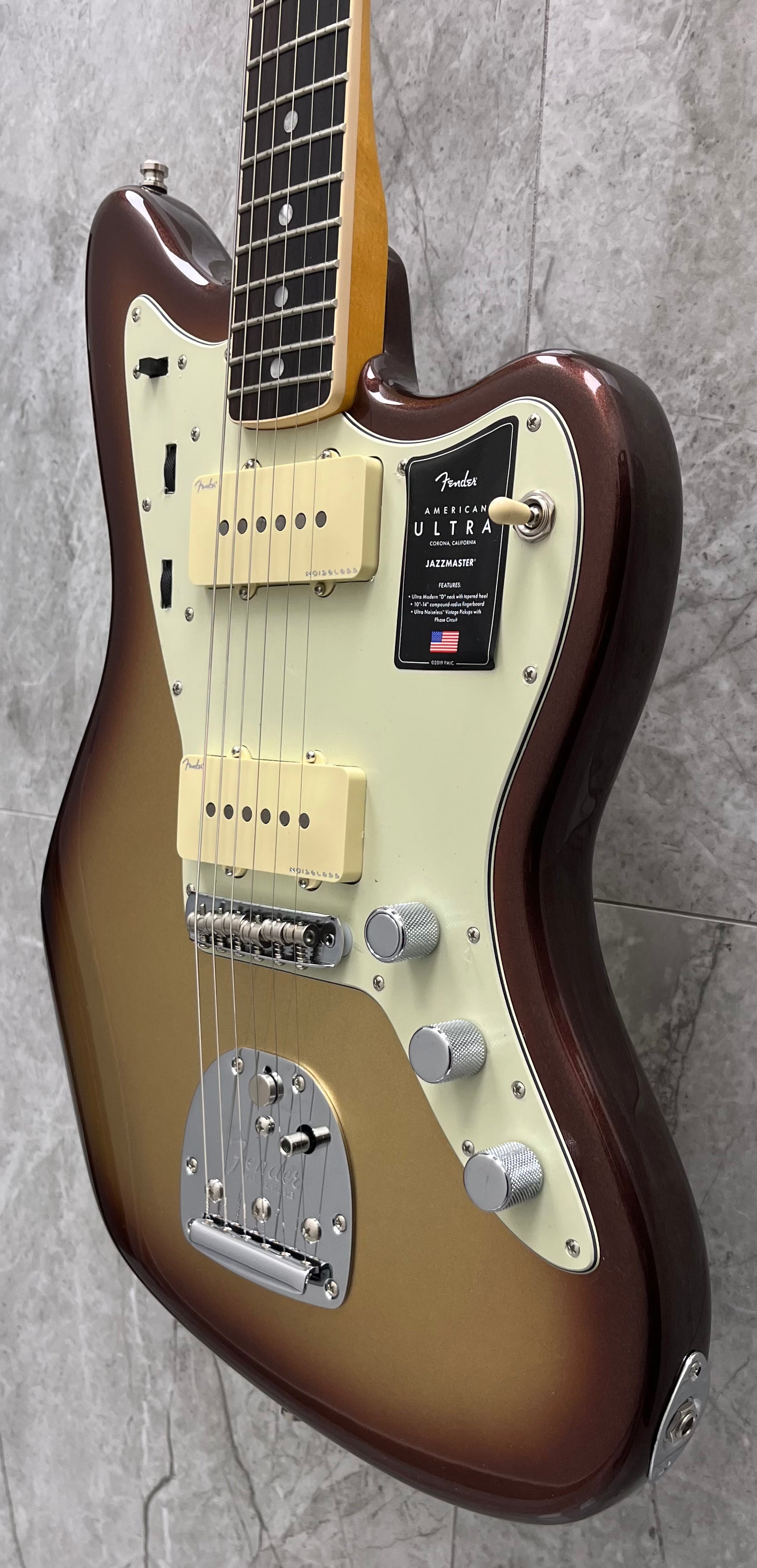 Fender American Ultra Jazzmaster Rosewood Fingerboard Mocha Burst 0118050732 SERIAL NUMBER US23063668 - 8.2 LBS