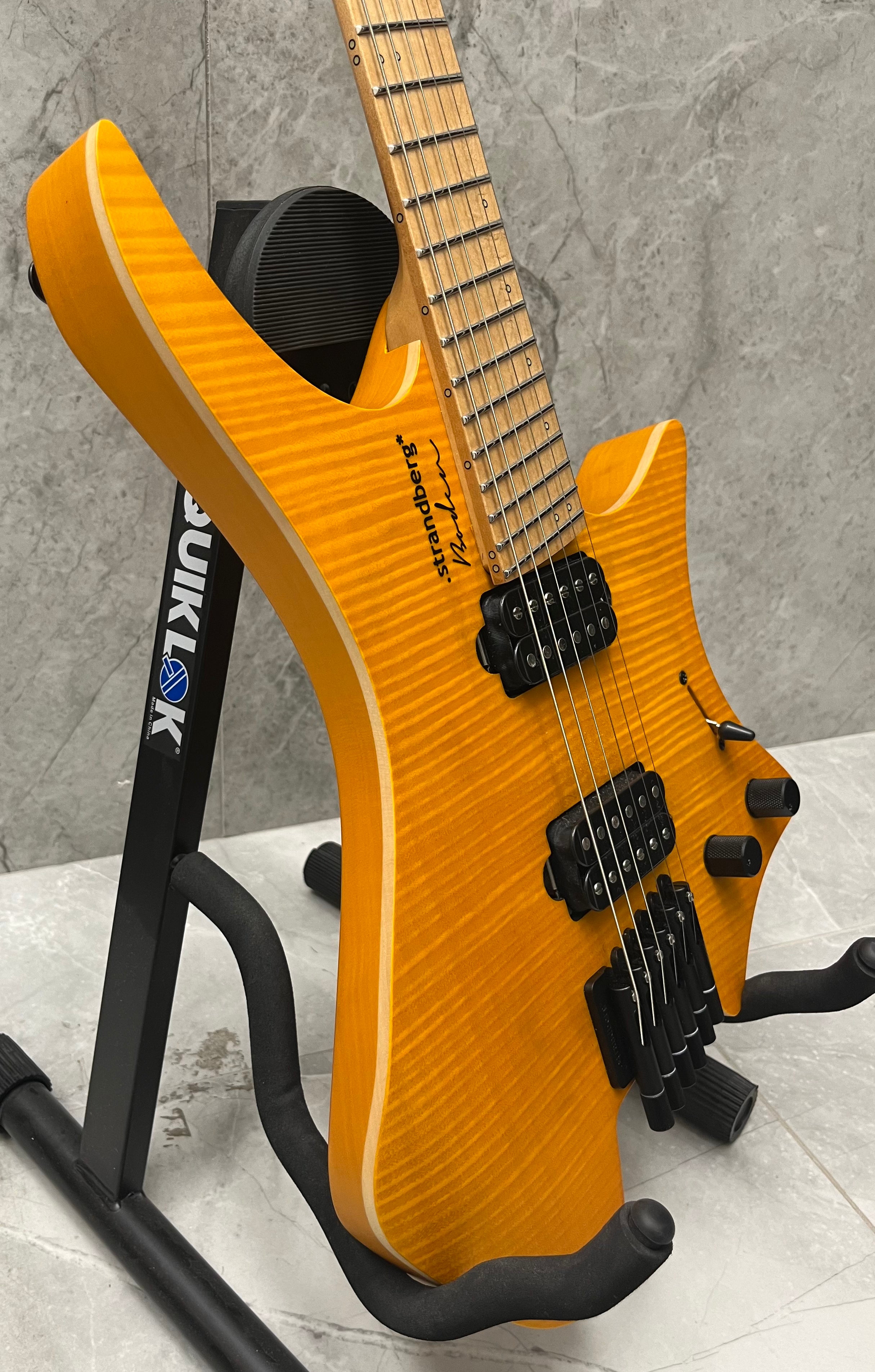 USED Strandberg Boden Standard NX 6 String HH Hardtail Electric Guitar Amber MINT CONDITION SERIAL NUMBER C2203667 4.11 LBS