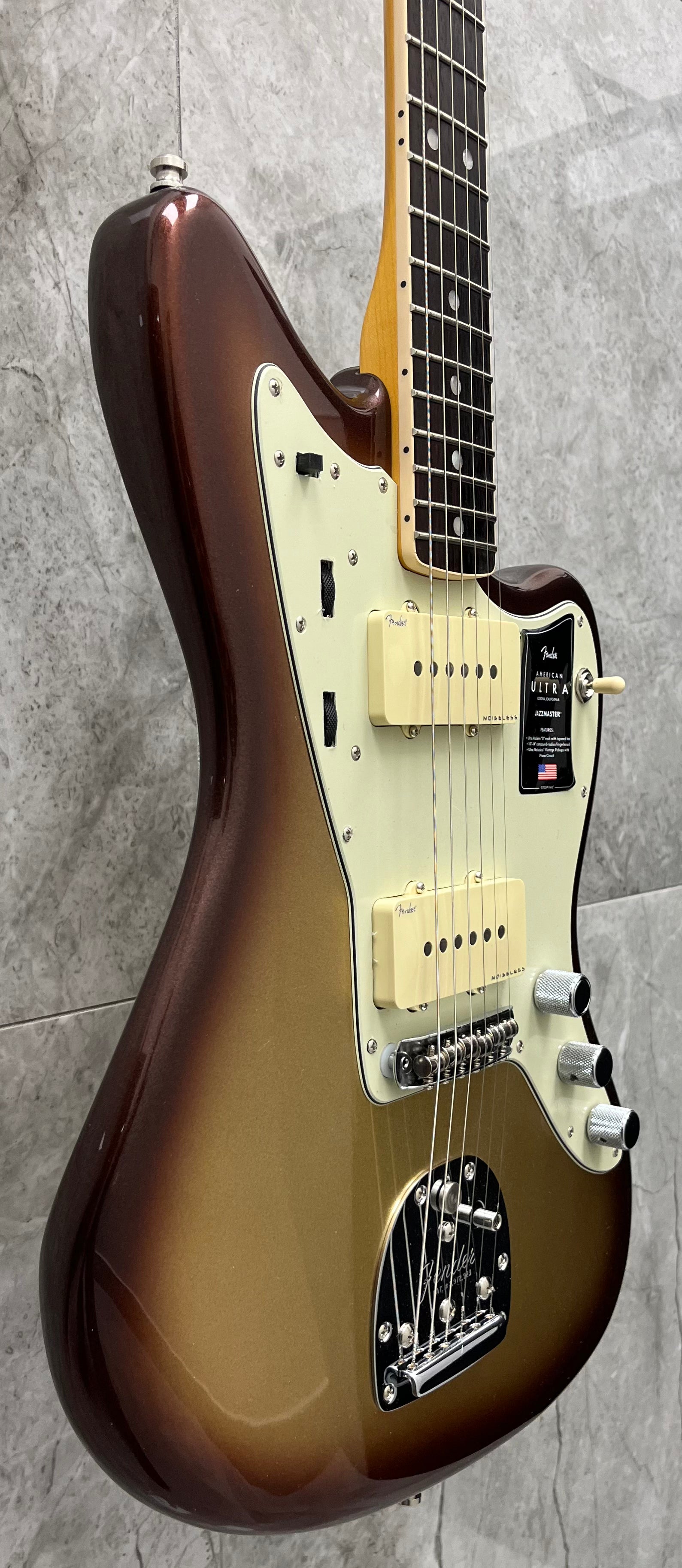 Fender American Ultra Jazzmaster Rosewood Fingerboard Mocha Burst 0118050732 SERIAL NUMBER US23063668 - 8.2 LBS