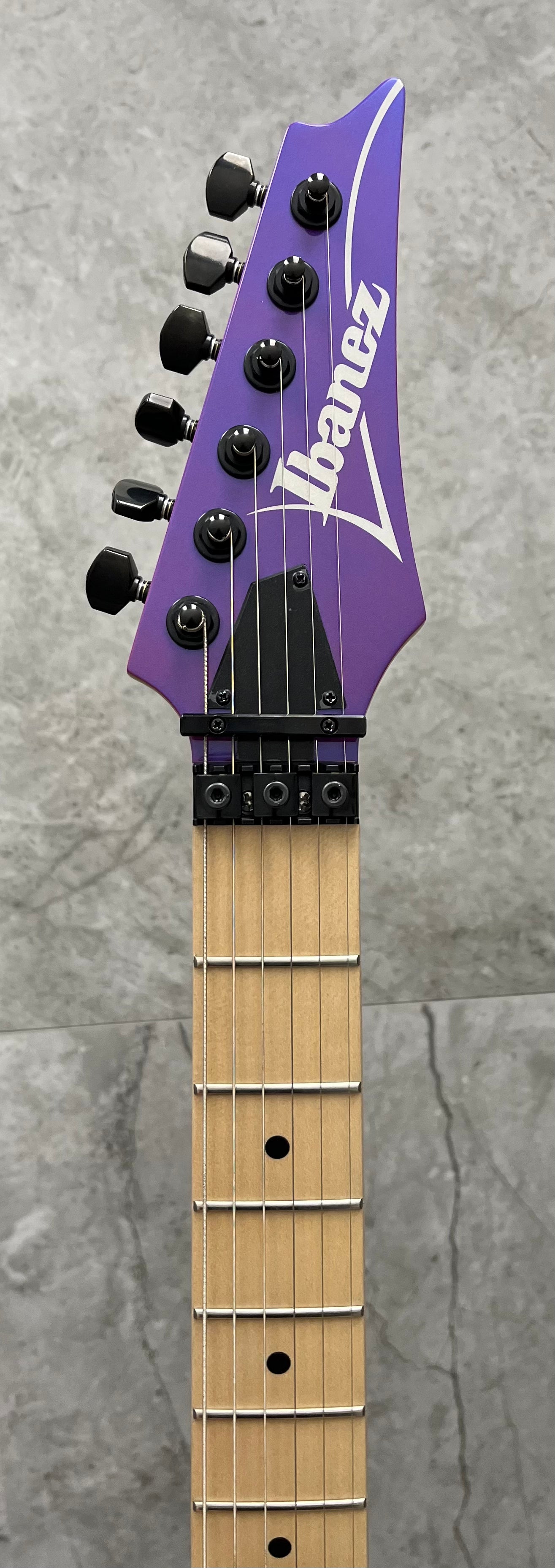 IBANEZ RG550-PN RG GENESIS MADE IN JAPAN - PURPLE NEON RG550PN SERIAL NUMBER F2318590 - 7.8 LBS