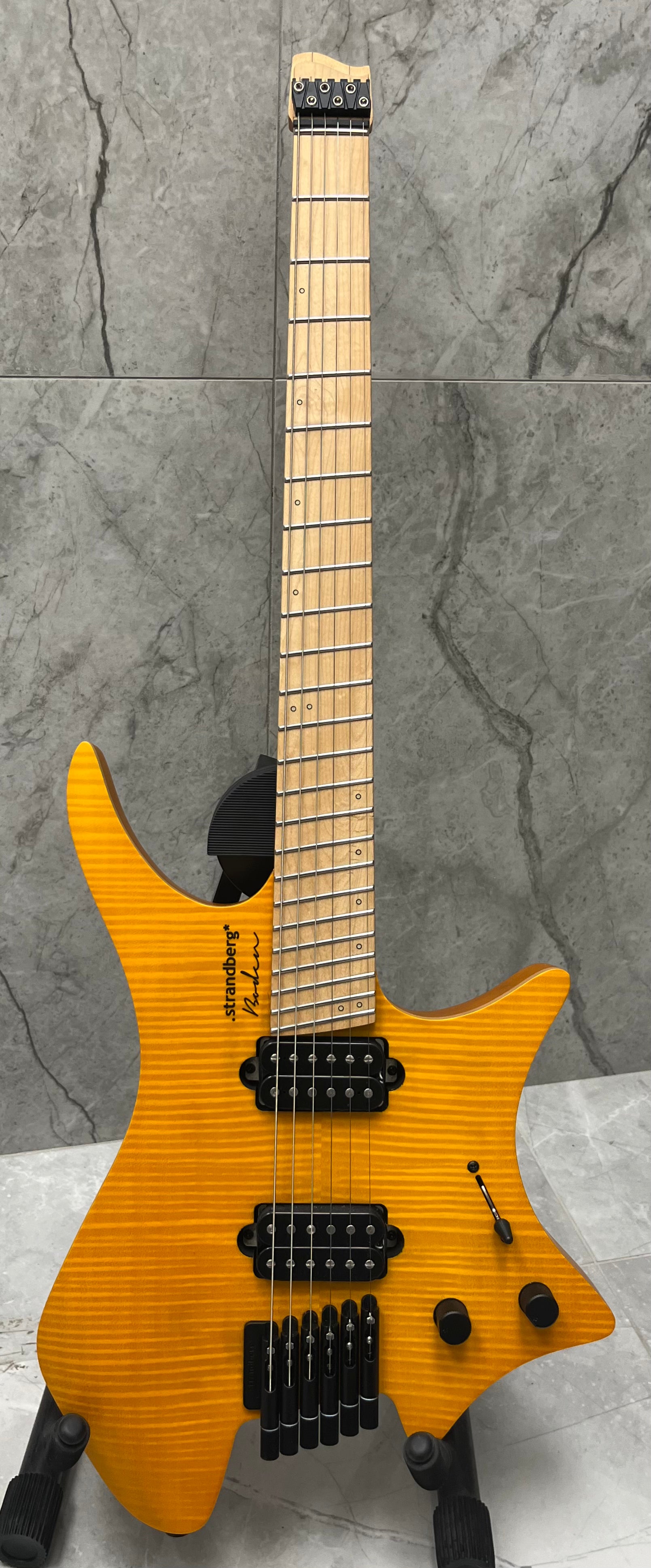 USED Strandberg Boden Standard NX 6 String HH Hardtail Electric Guitar Amber MINT CONDITION SERIAL NUMBER C2203667 4.11 LBS