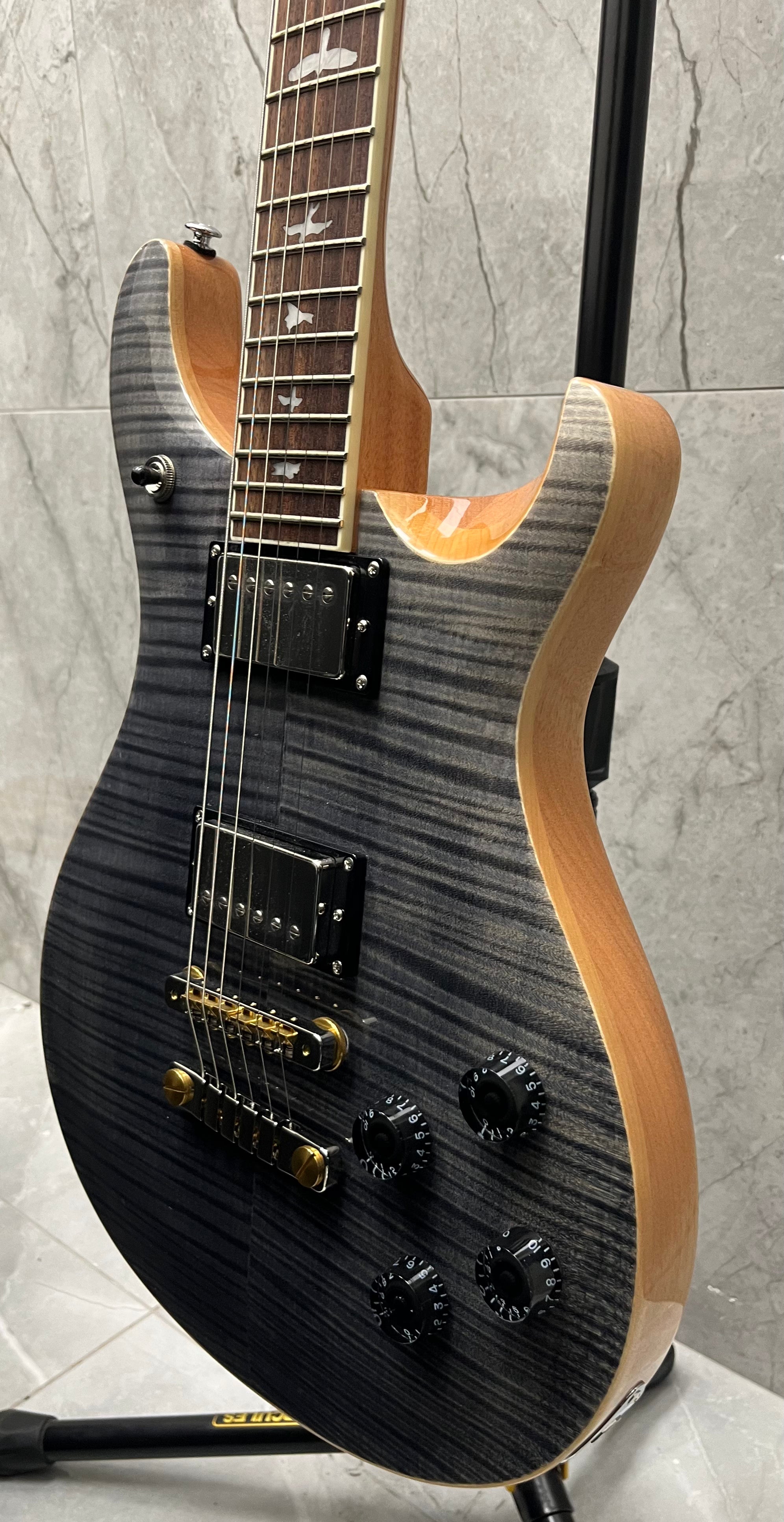 PRS Guitars SE McCarty 594 Electric Guitar with Gigbag - Charcoal 111947::CH: SERIAL NUMBER CTIG008258 - 7.0 LBS