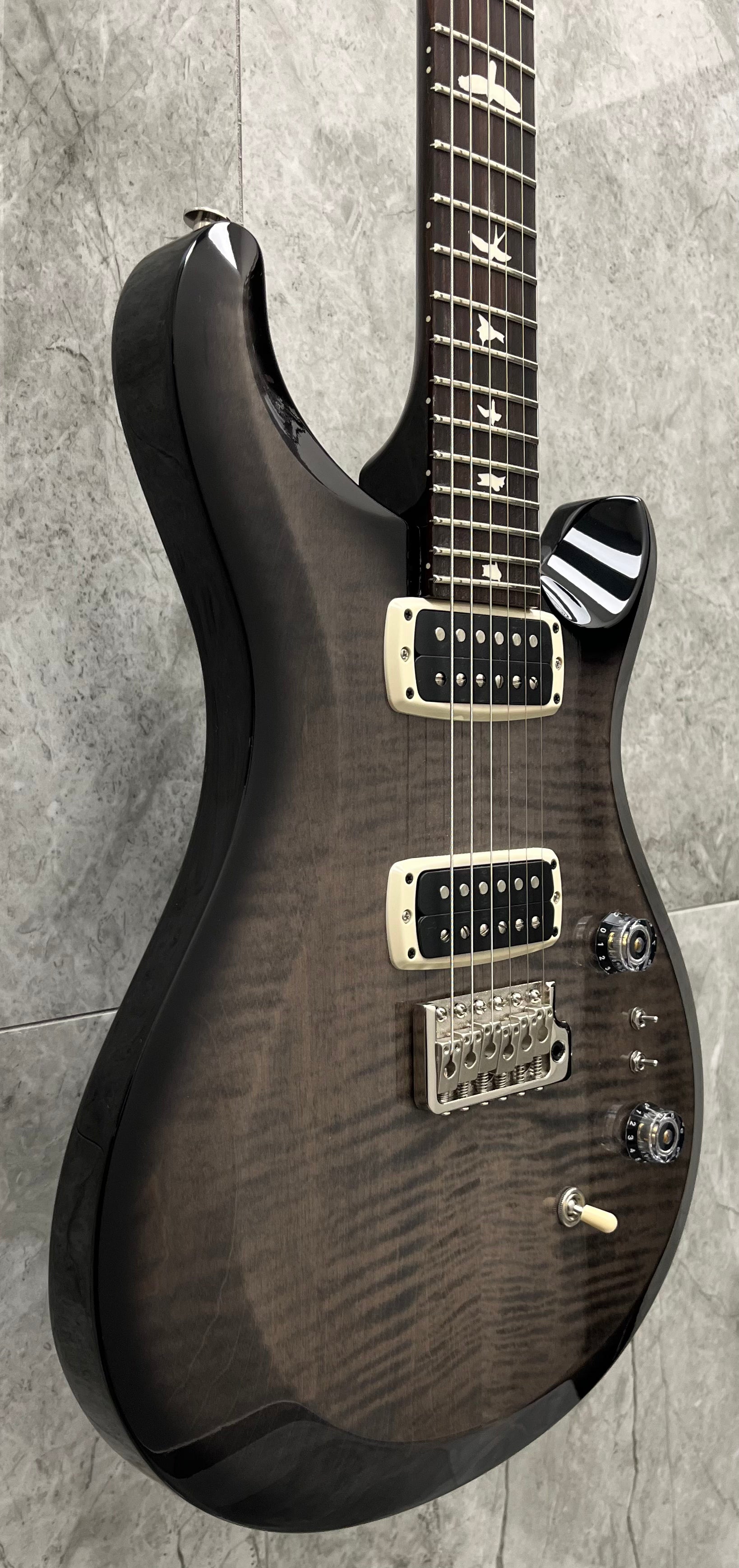 PRS Guitars USA S2 Custom 24-08 GS - Faded Gray Black Burst 112819::GS: SERIAL NUMBER 24 S2078049 - 7.2 LBS