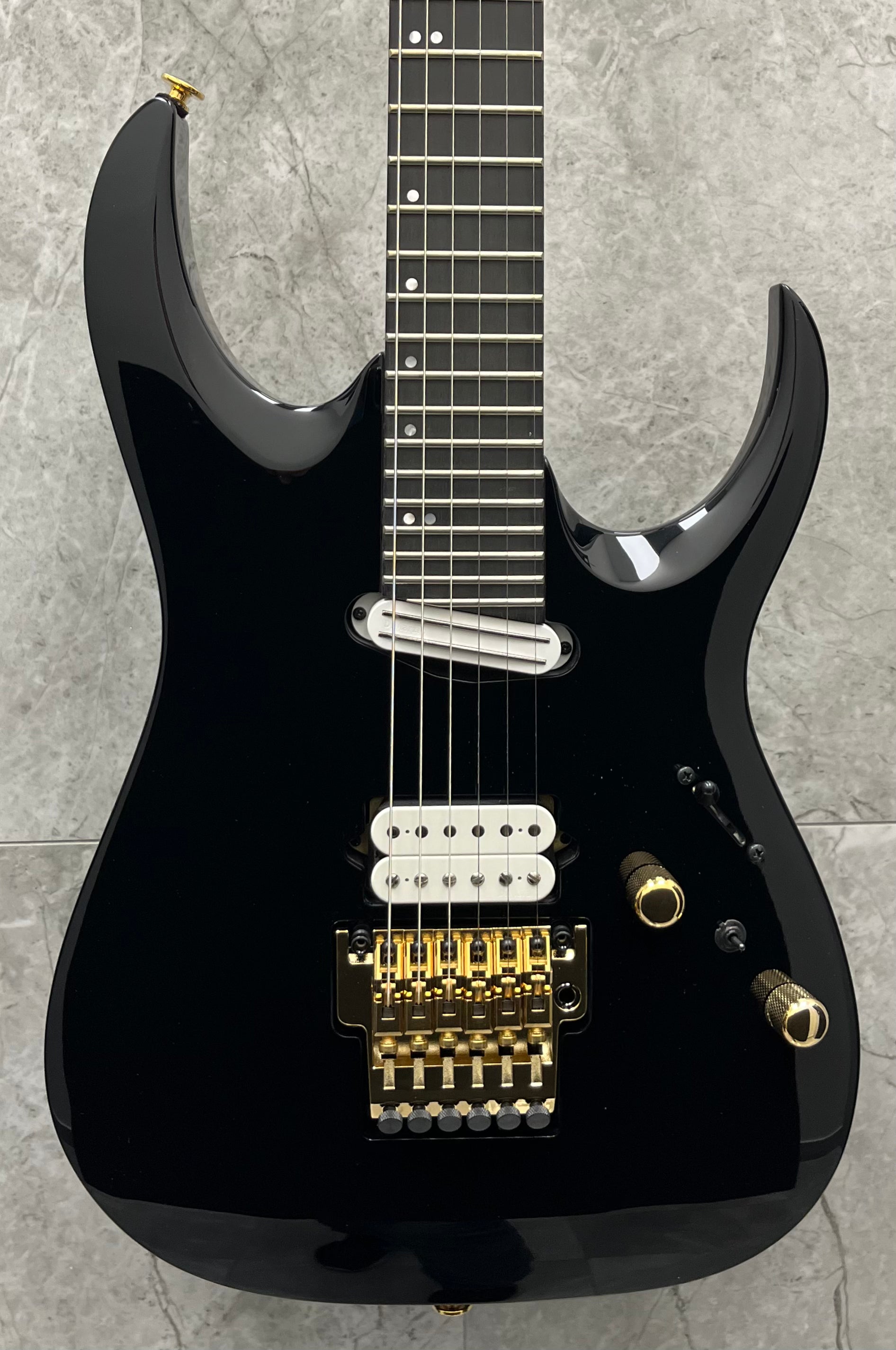 Ibanez RGA622XH Prestige MADE IN JAPAN Electric Guitar with Case - Black RGA622XHBK SERIAL NUMBER F2407065 - 7.6 LBS