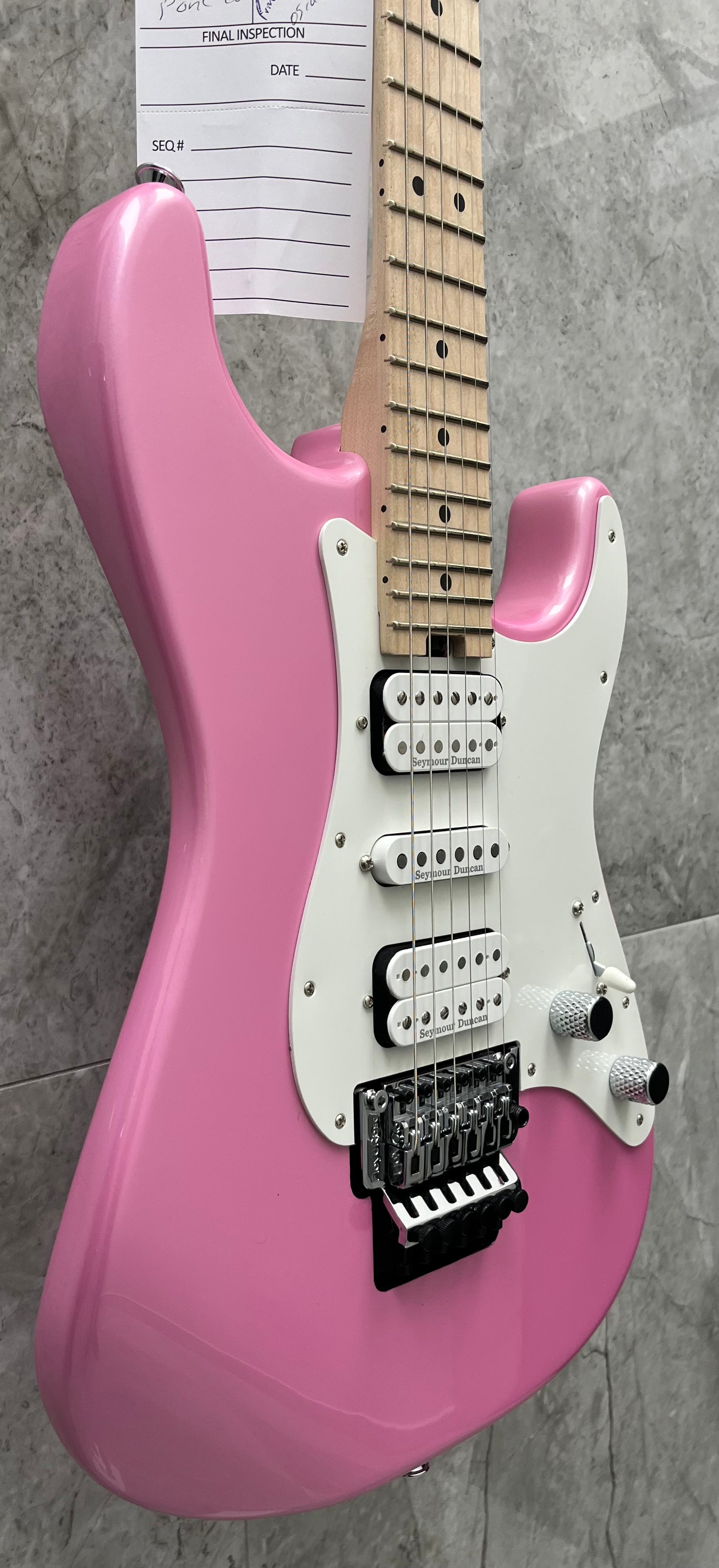 CHARVEL Pro-Mod So-Cal Style 1 HSH FR M Maple Fingerboard Platinum Pink 2966034519 SERIAL NUMBER MC216072 - 8.2 LBS