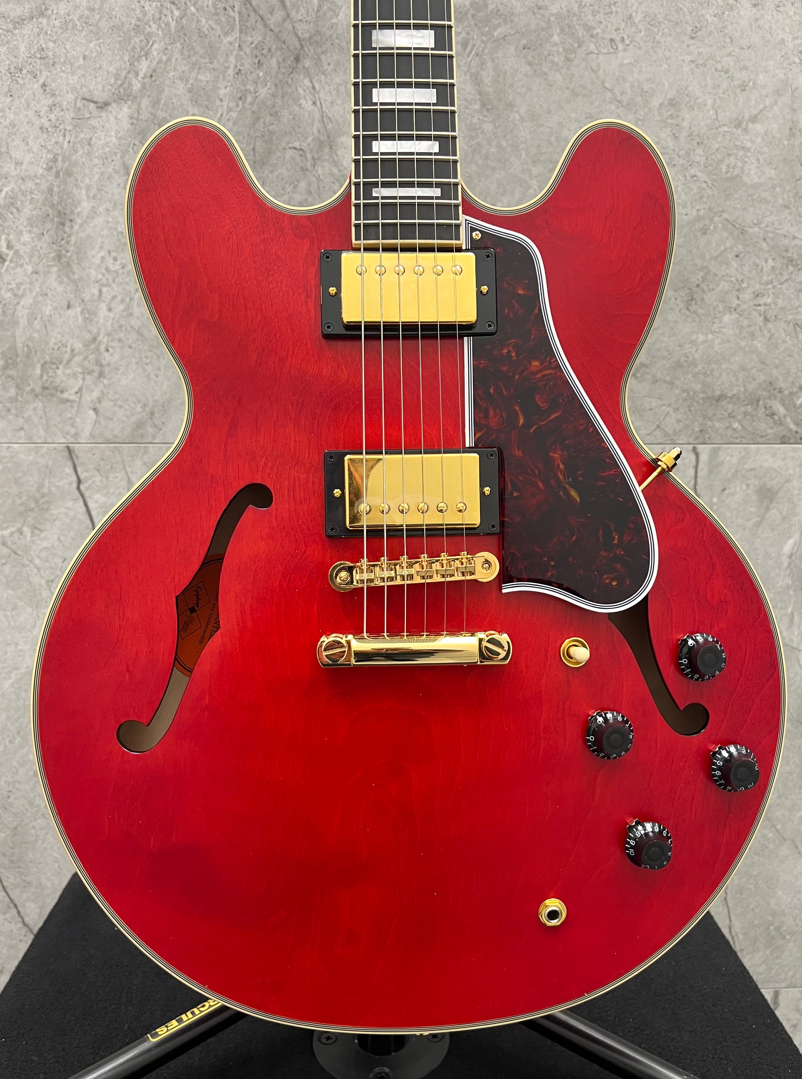 Epiphone ( GIBSON HEADSTOCK ) 1959 ES-355 w/Case - Cherry Red EC35559CHVGH SERIAL NUMBER 23111511659 - 8.2 LBS