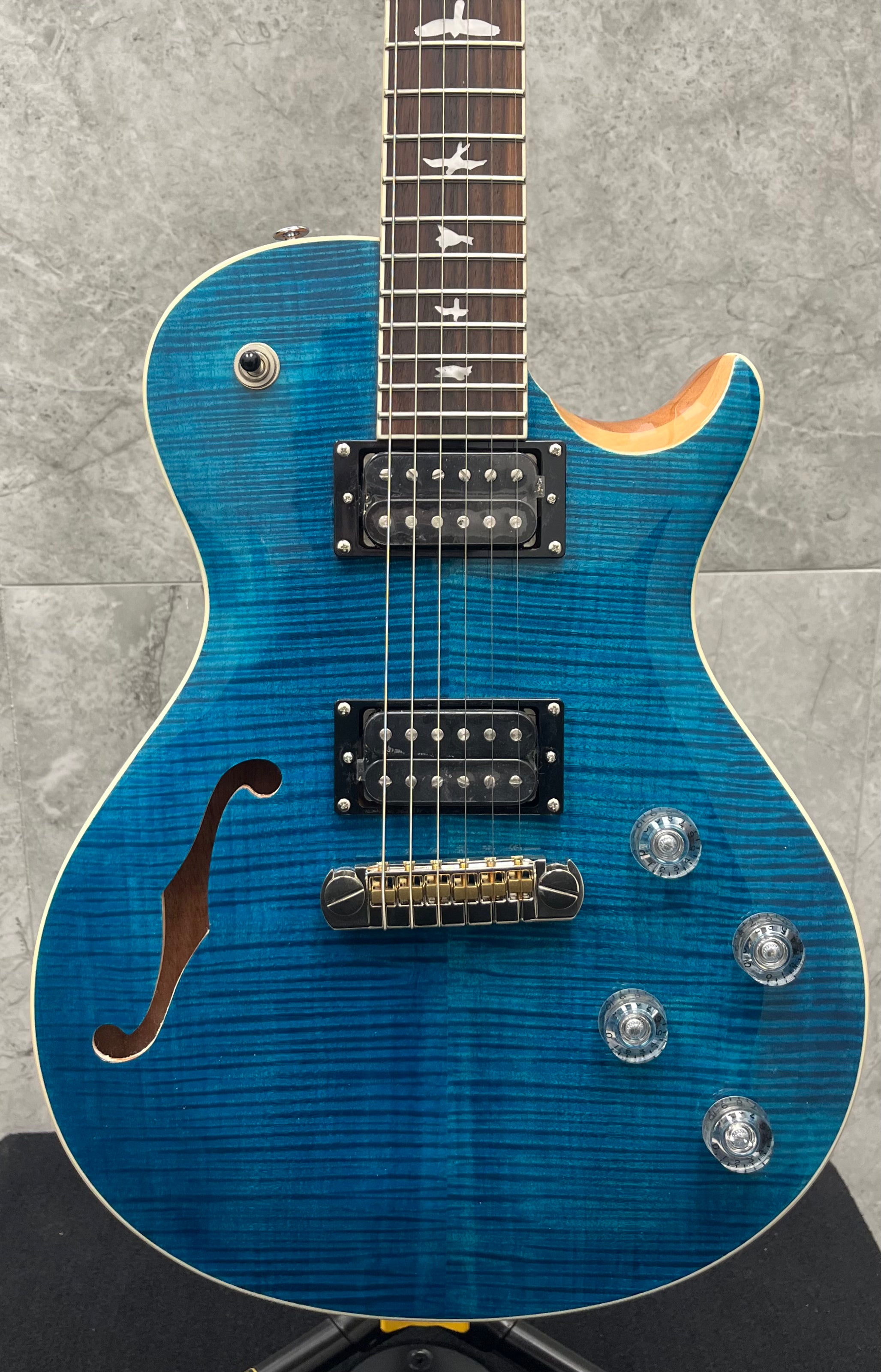 PRS Guitars SE Zach Myers Electric Guitar with Gig Bag - Myers Blue 111437::MC: SERIAL NUMBER CTIG000227 - 6.6 LBS