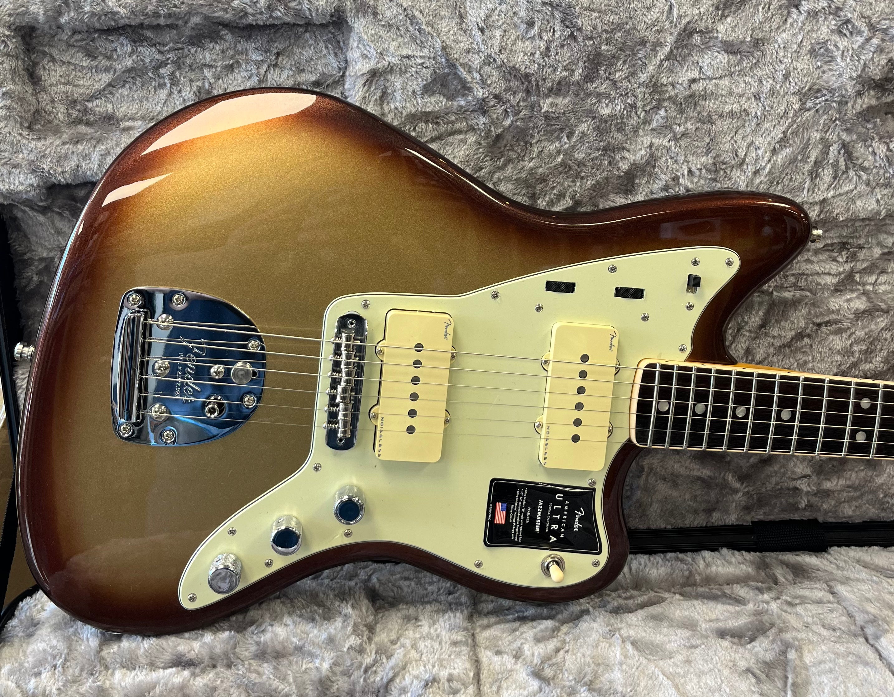 Fender American Ultra Jazzmaster Rosewood Fingerboard Mocha Burst 0118050732 SERIAL NUMBER US23063668 - 8.2 LBS