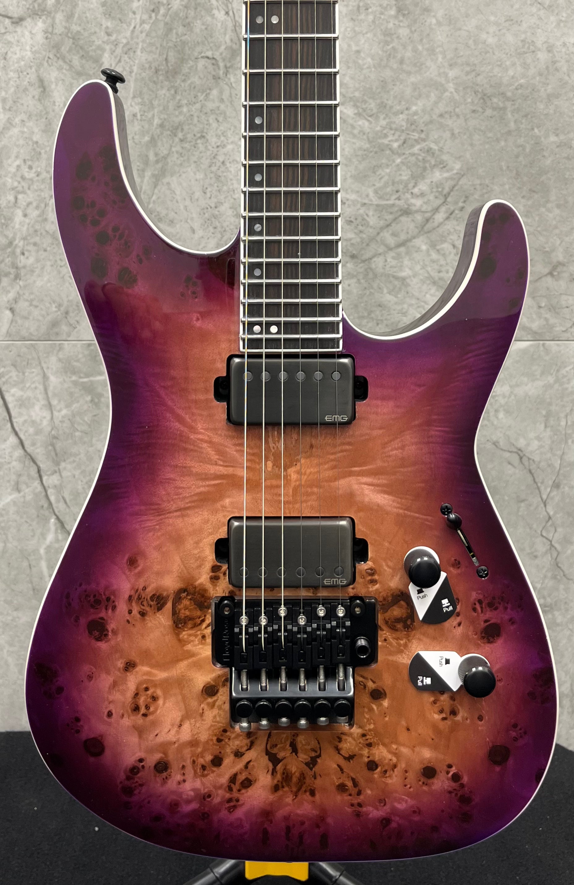 ESP LTD M-1000 M1000 IN PURPLE NATURAL BURST LM1000BPPRNB