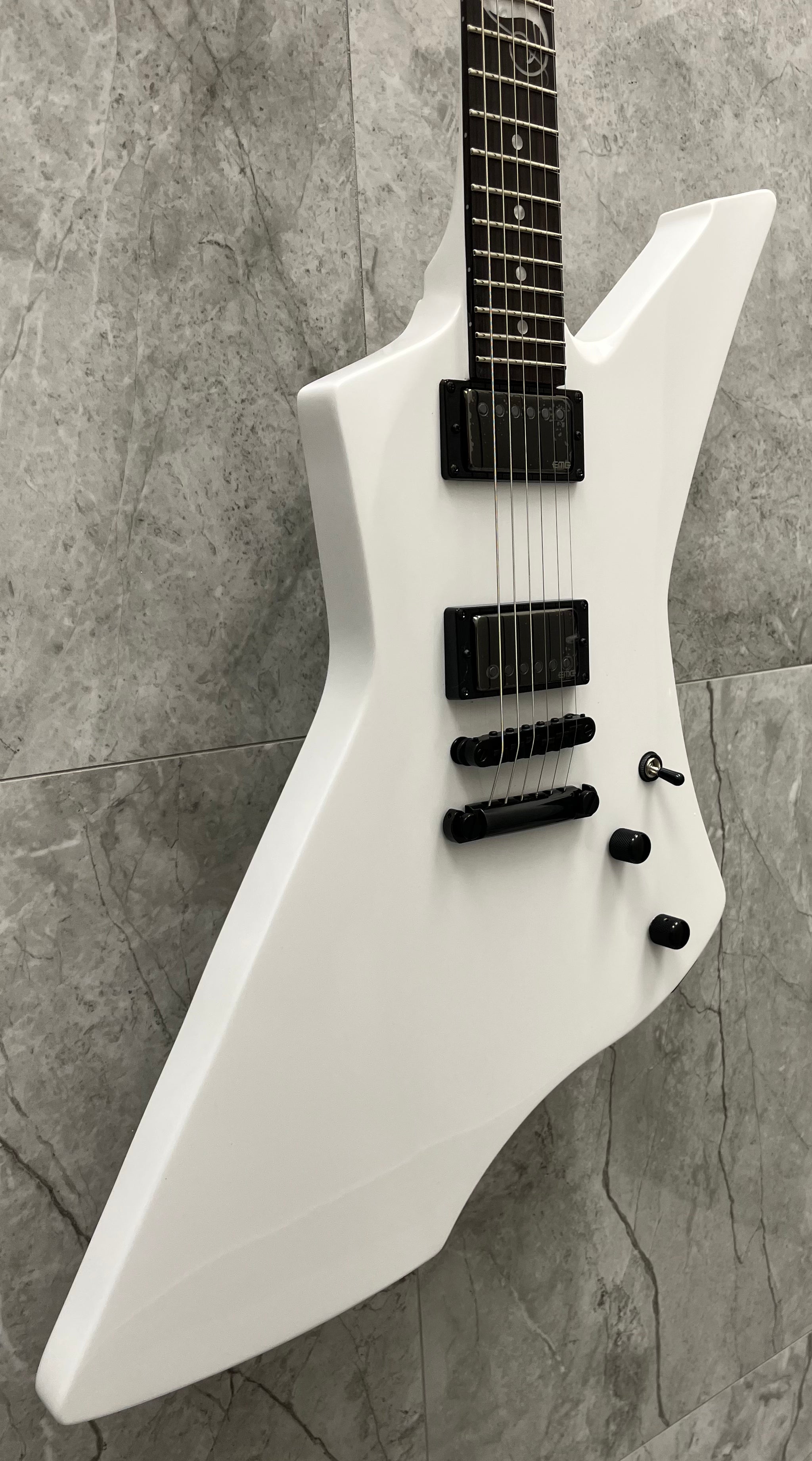 ESP LTD James Hetfield Snakebyte Electric Guitar Snow White LSNAKEBYTESW