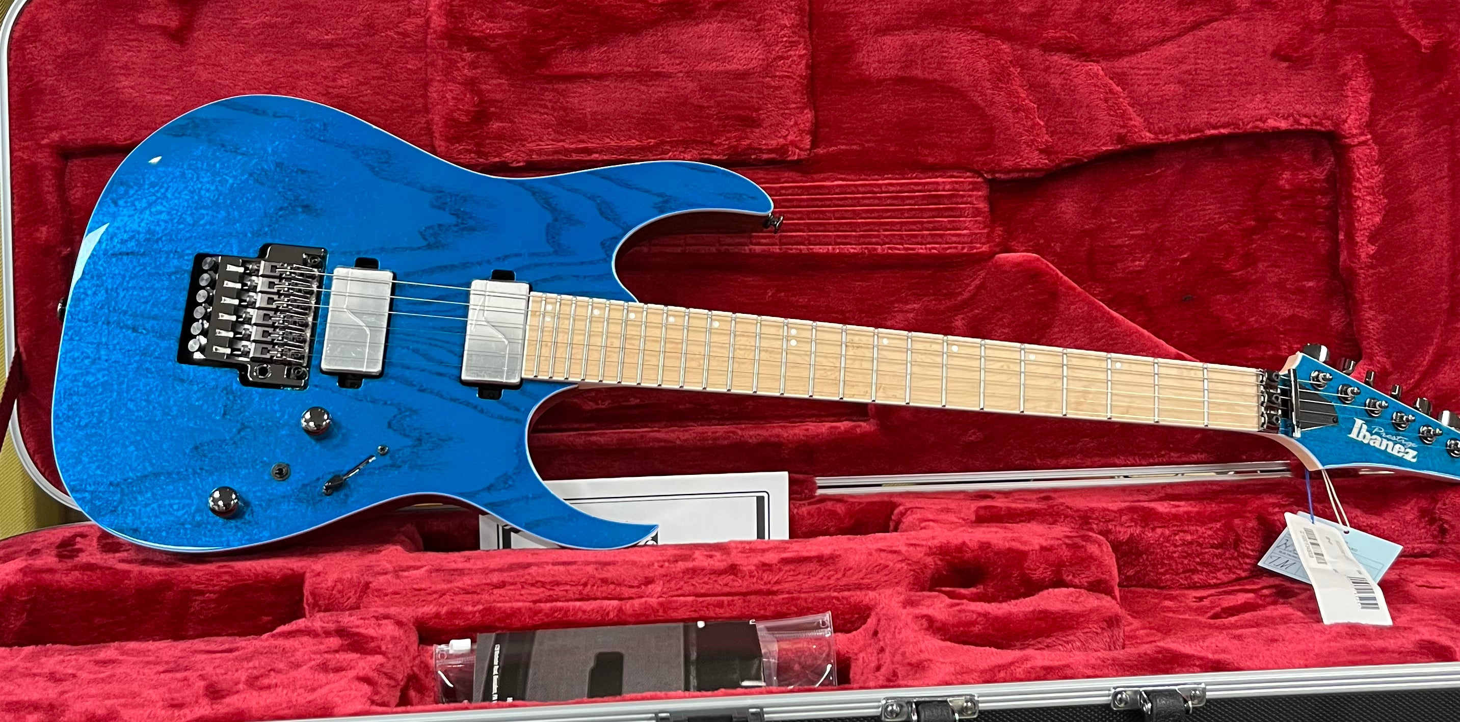 Ibanez MADE IN JAPAN RG5120M Prestige Series Electric Guitar - Frozen Ocean RG5120MFCN SERIAL NUMBER F2406338 - 8.0 LBS