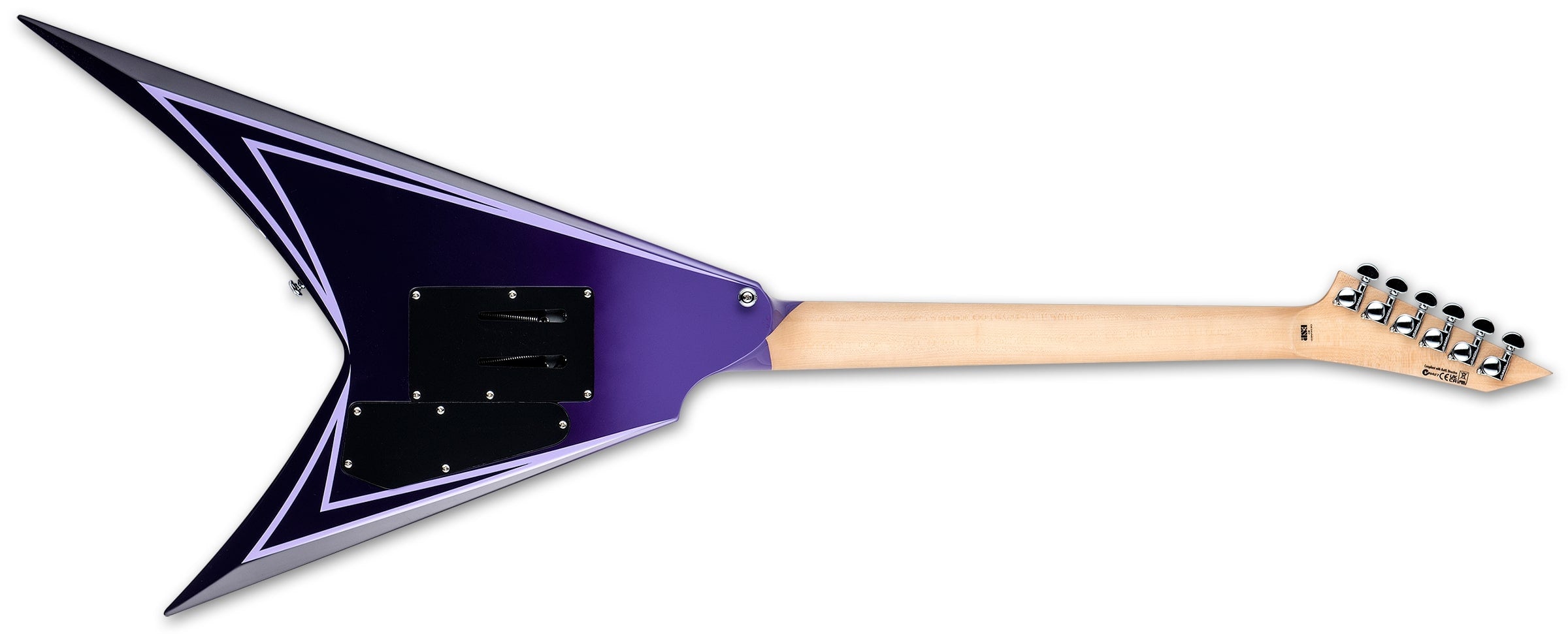 ESP LTD Alexi Hexed Left-Handed Electric Guitar, Purple Fade With Pins ...