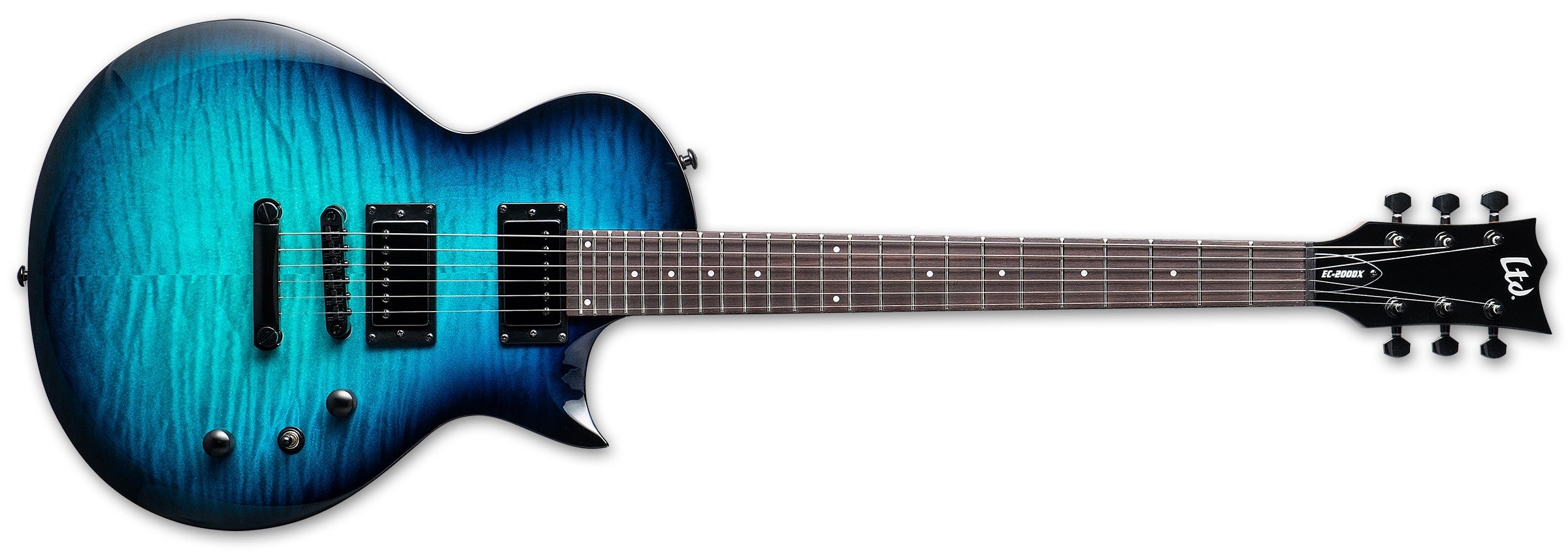 ESP LTD EC-200DX Electric Guitar, Blue Burst LEC200DXBLB