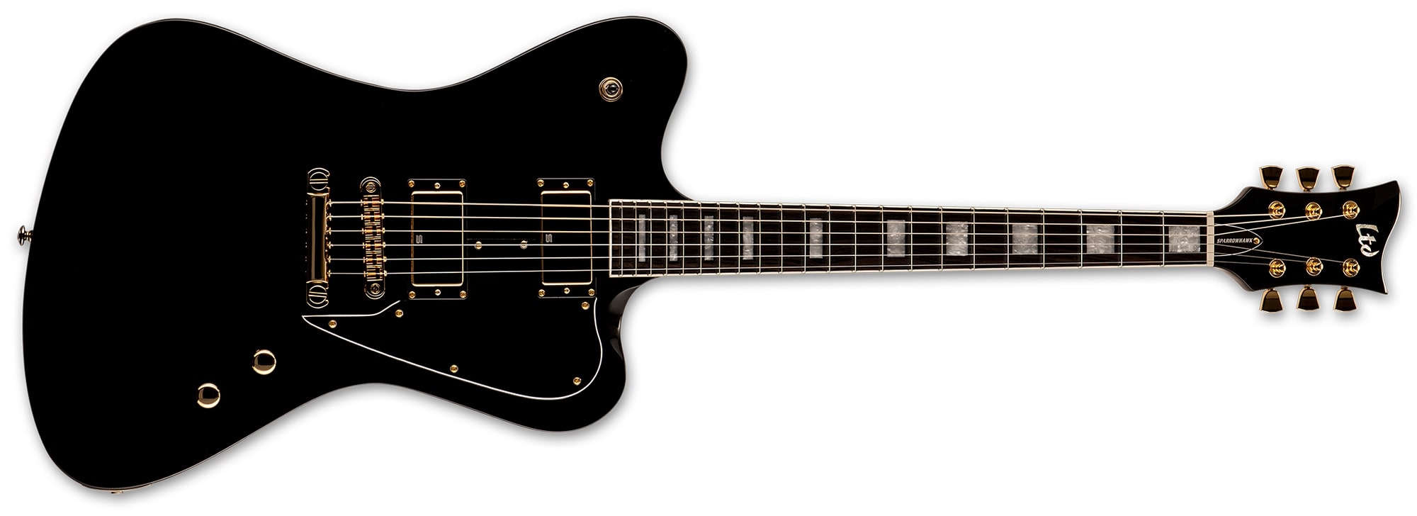 ESP LTD Sparrowhawk Electric Guitar, Black Item ID: LSPARROWHAWKBLKD