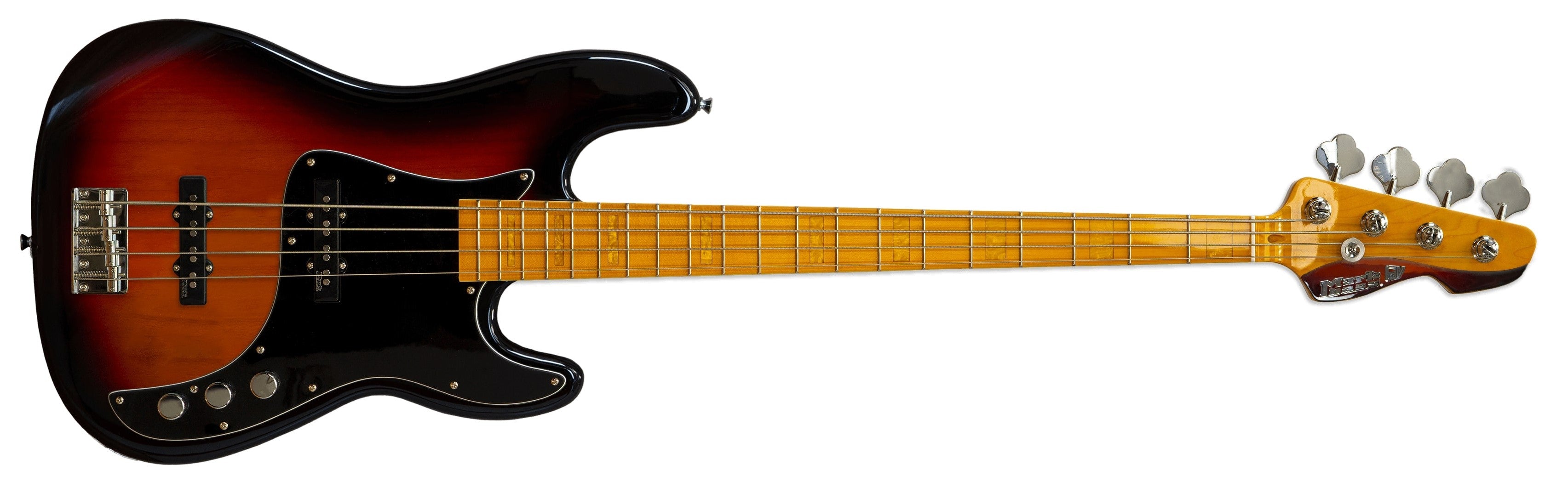 Markbass MB GV4 Gloxy Passive 4 String Electric Bass, 3-Tone Sunburst MB-GV-4-GLOXY-3TSNB-PASS