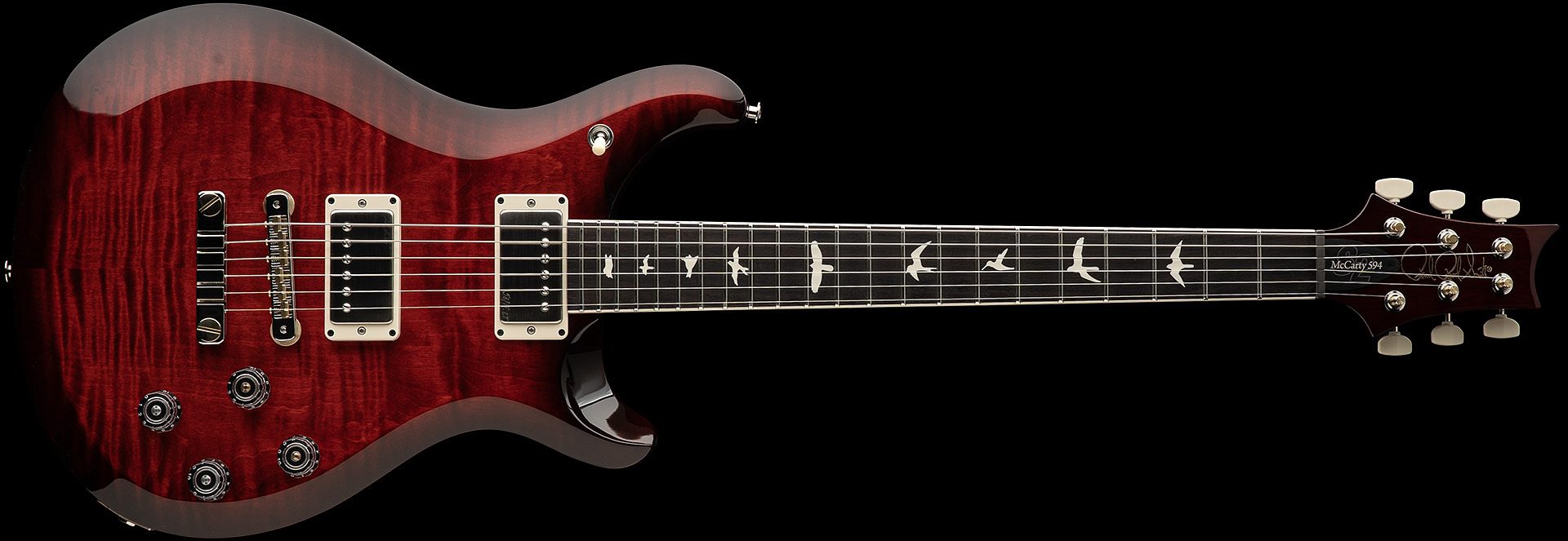 PRS S2 McCarty 594 FR - Fire Red Burst 112820::FR: