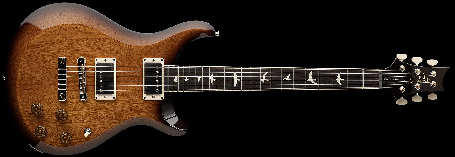 PRS Guitars USA S2 McCarty 594 Thinline Standard MT - McCarty Tobacco Sunburst 112821::MT: SERIAL NUMBER 24 S2077823 - 6.4 LBS