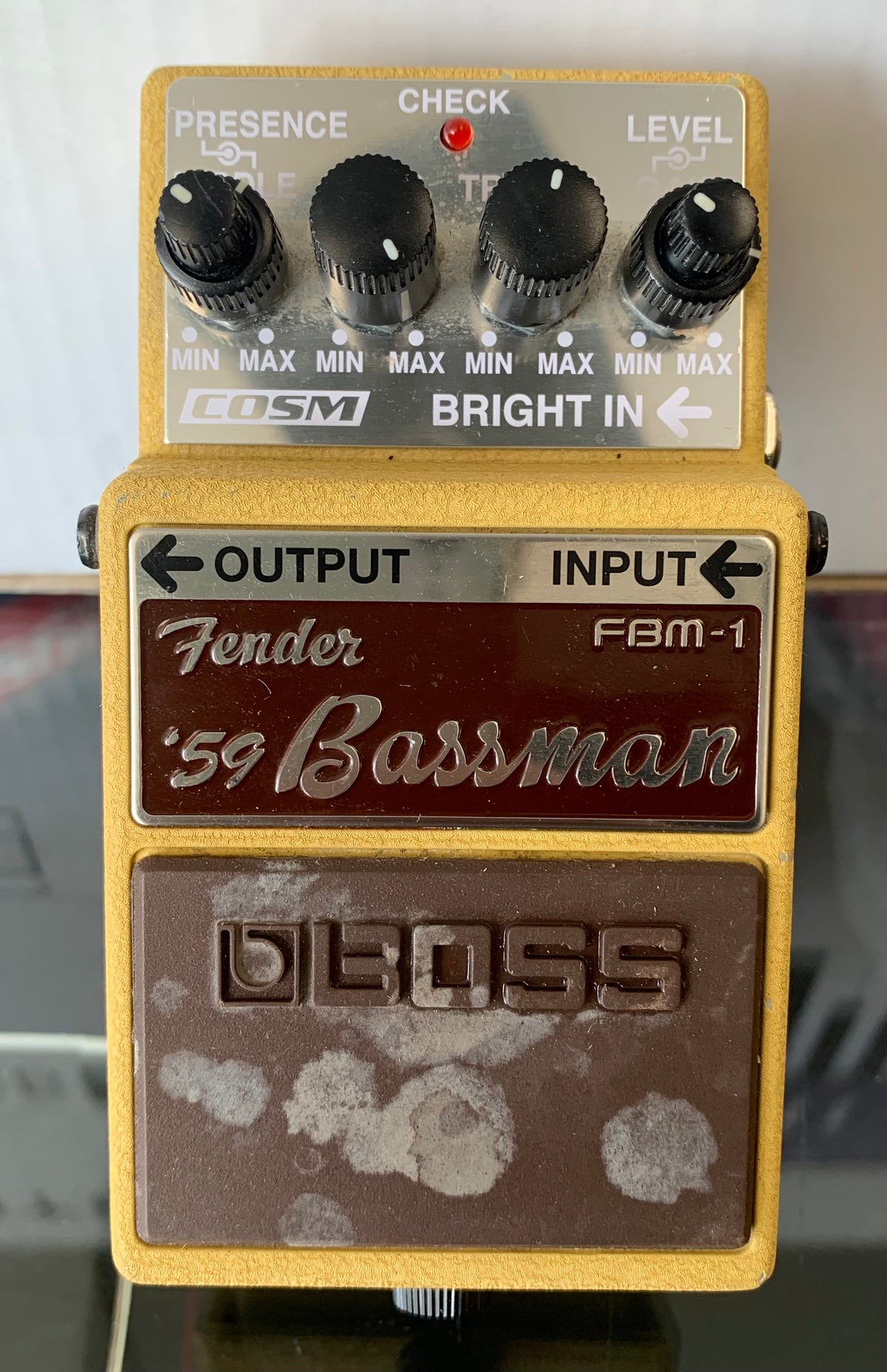 USED BOSS FBM-1 59 BASSMAN PEDAL — L.A. Music