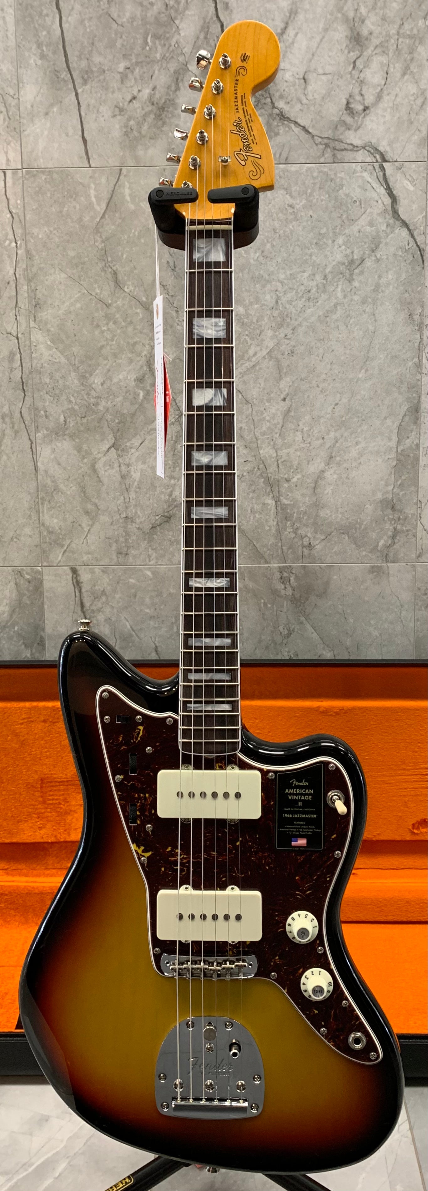 Fender American Vintage II 1966 Jazzmaster Rosewood Fingerboard, 3-Color  Sunburst 0110340800 SERIAL NUMBER V2210535 - 8.0 LBS