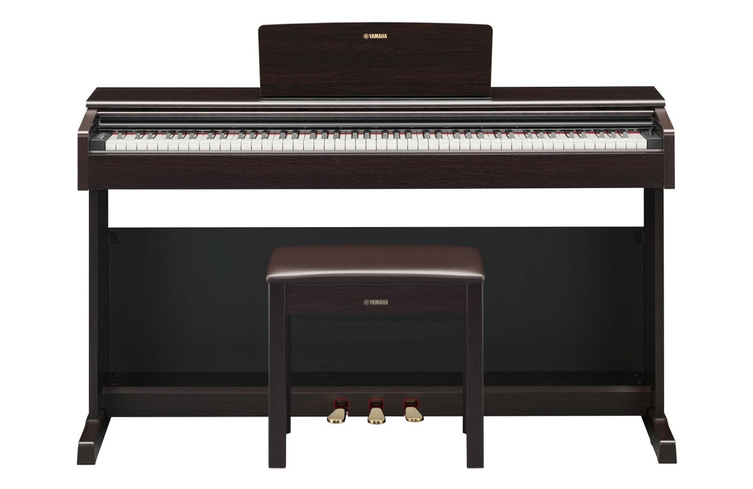 Yamaha YDP-145 ARIUS Standard Digital Piano with Bench and 3 Pedal Unit - Rosewood YDP145 R