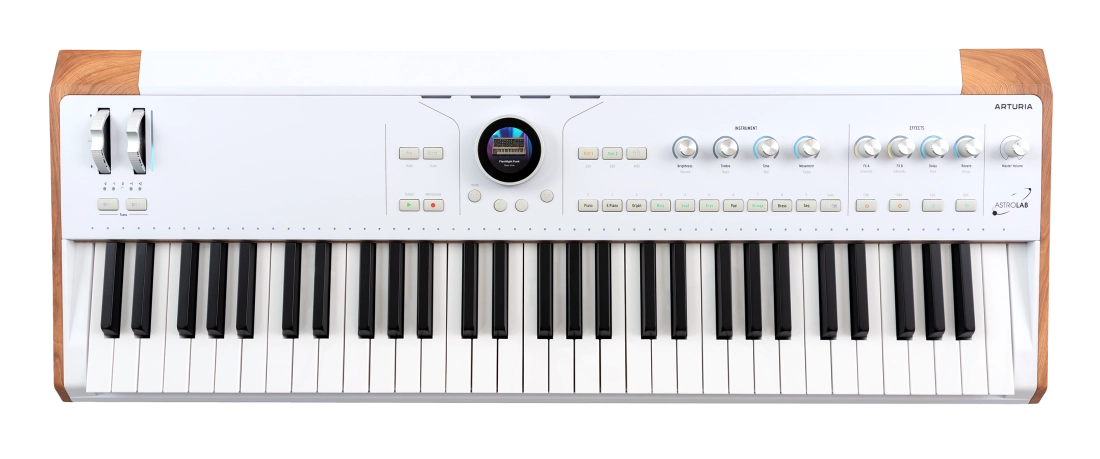 Arturia Astrolab 61 Note Semi Weighted Keyboard With Piano-size Keys & Aftertouch ASTROLAB61WH