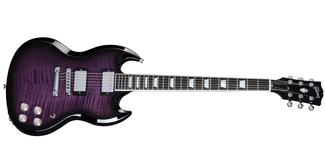 Gibson SG Modern Electric Guitar - Dark Purple Burst SGM01PUCH