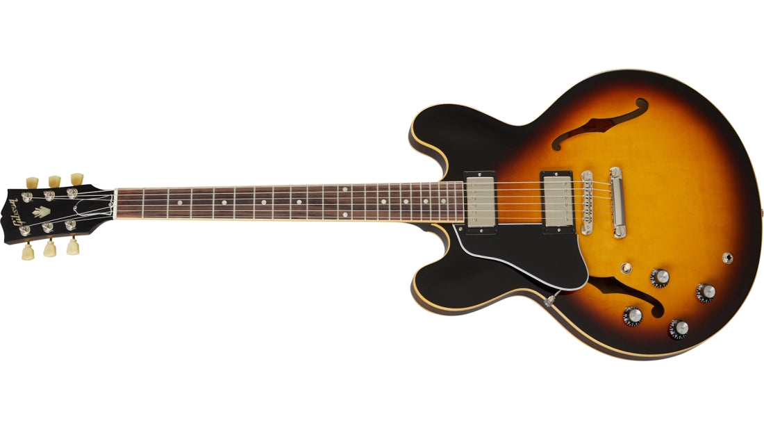 Gibson ES-335 DOT ES335 Semi-Hollow Body Electric, Left-Handed - Vintage Burst ES3500VBNHLH