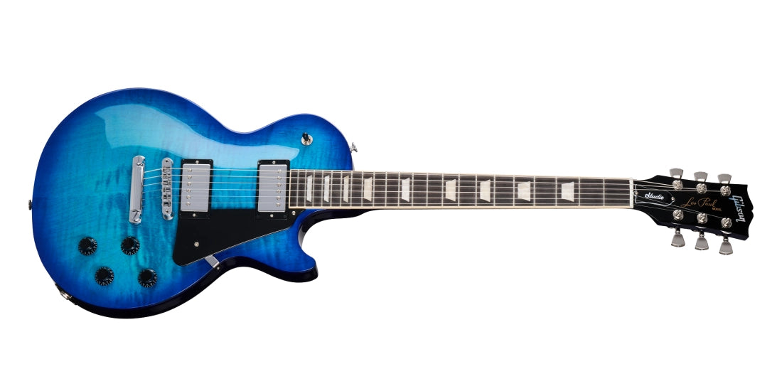 Gibson USA Les Paul Studio Session Electric Guitar with Softshell Case - Cobalt Burst LPSTAA01CXCH