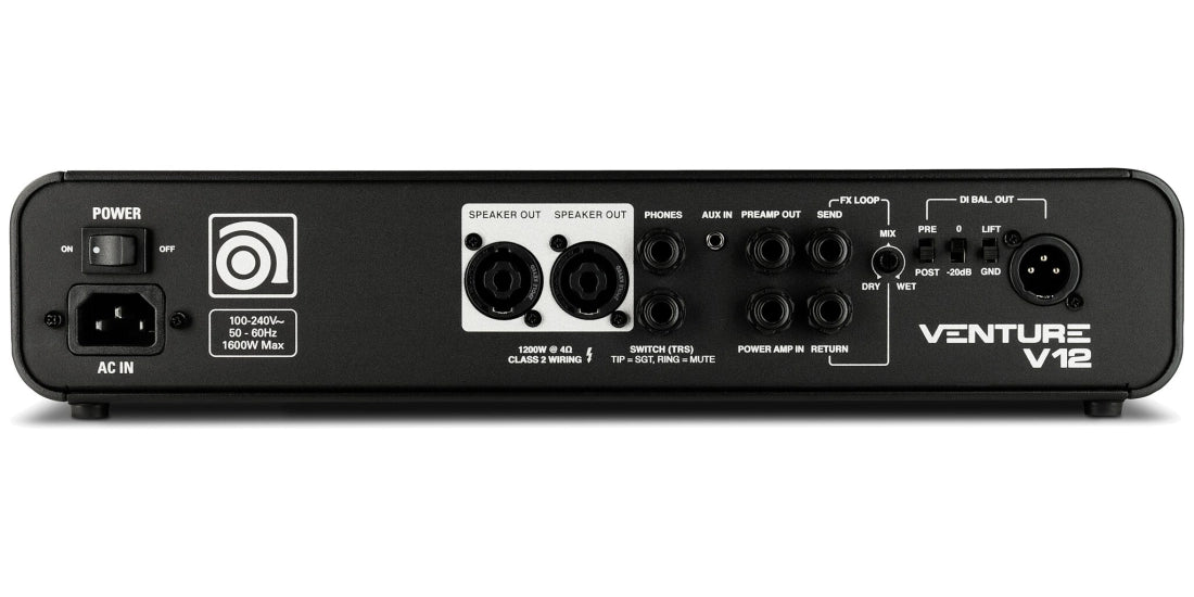 Ampeg Venture V12 Compact Bass Head VENTURE V12