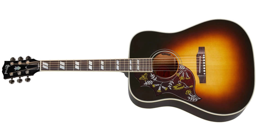 Gibson Hummingbird Standard Acoustic/Electric Guitar with Hardshell Case - Vintage Sunburst Left Handed ACHBSVSNHLH