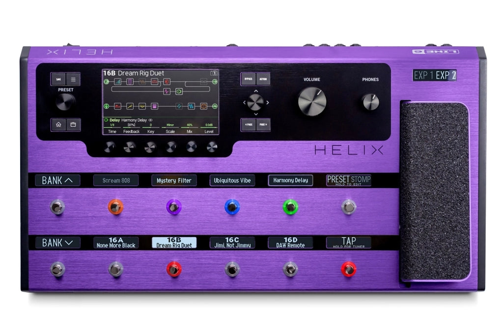 Line 6 Helix Floor Amp & Effect Processor - Limited Edition Purple