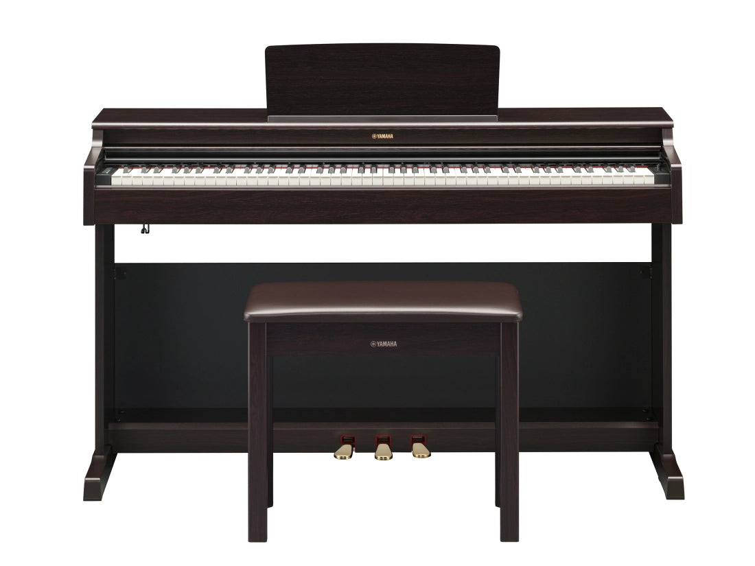 Yamaha YDP-165 ARIUS Standard Digital Piano with Bench and 3 Pedal Unit - Rosewood