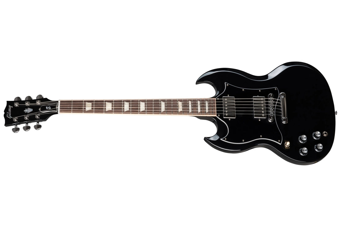 Gibson USA SG Standard Electric Guitar with Gigbag, Left-Handed - Ebony SGS00EBCHLH