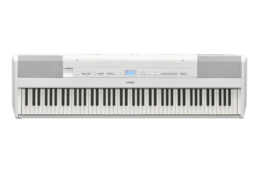 Yamaha P-525 88 Key Digital Piano with Speakers - White P525 WH