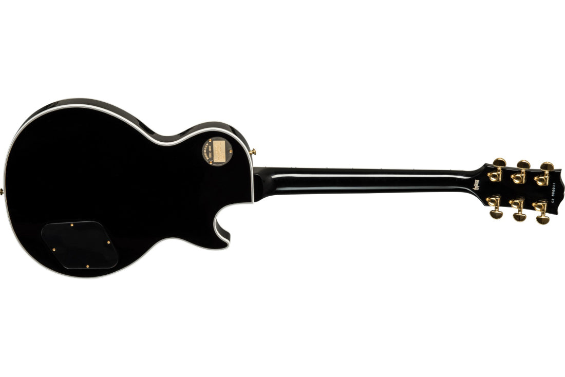 Gibson Custom Shop Les Paul Custom Ebony Fingerboard, Left-Handed - Ebony LPCE-EBGHLH